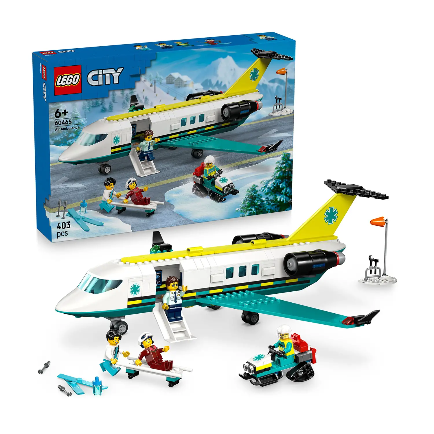Lego City Aereo Ambulanza di Emergenza 60465 - lego