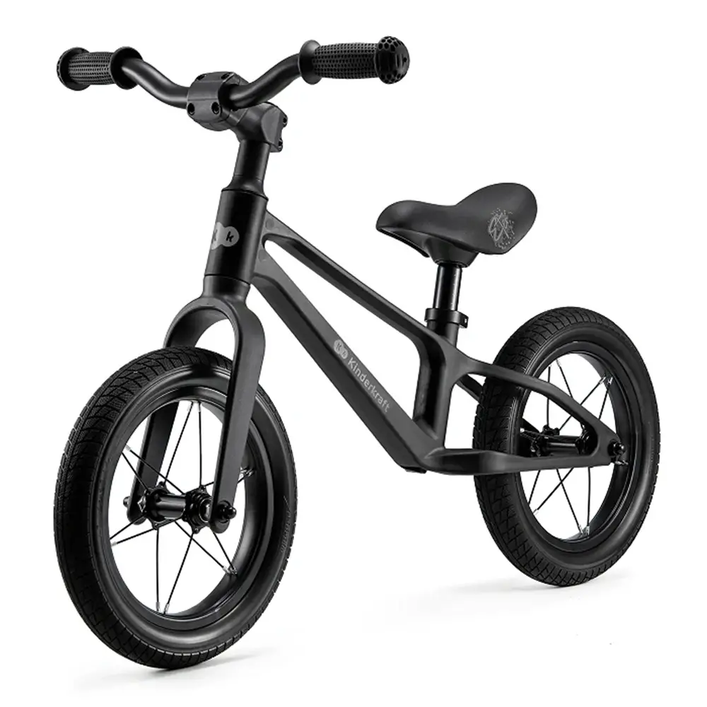 Kinderkraft Bicycle Without Pedals ETER Black - Tricycles and First Steps