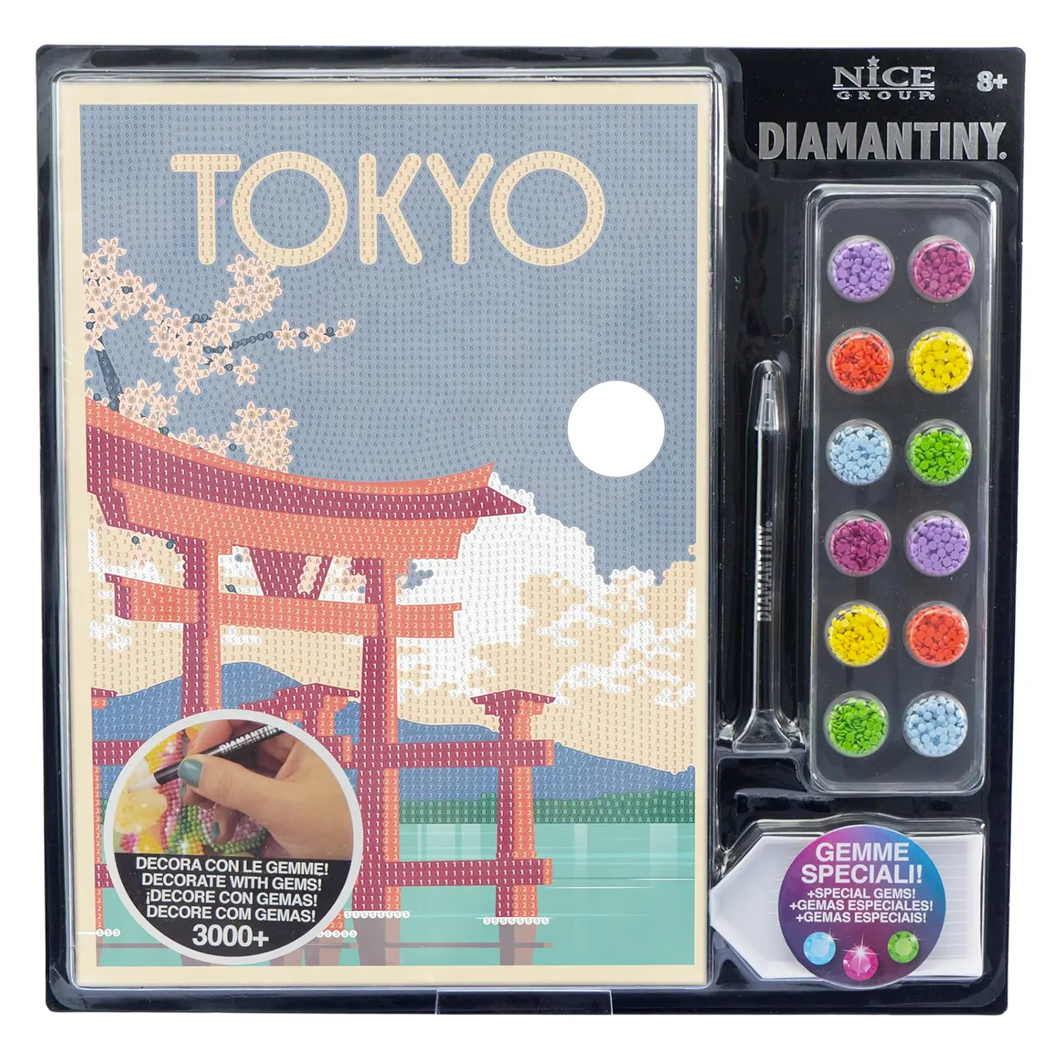 Diamantiny Level Up Postcard Tokyo - regalo e gadget valigeria