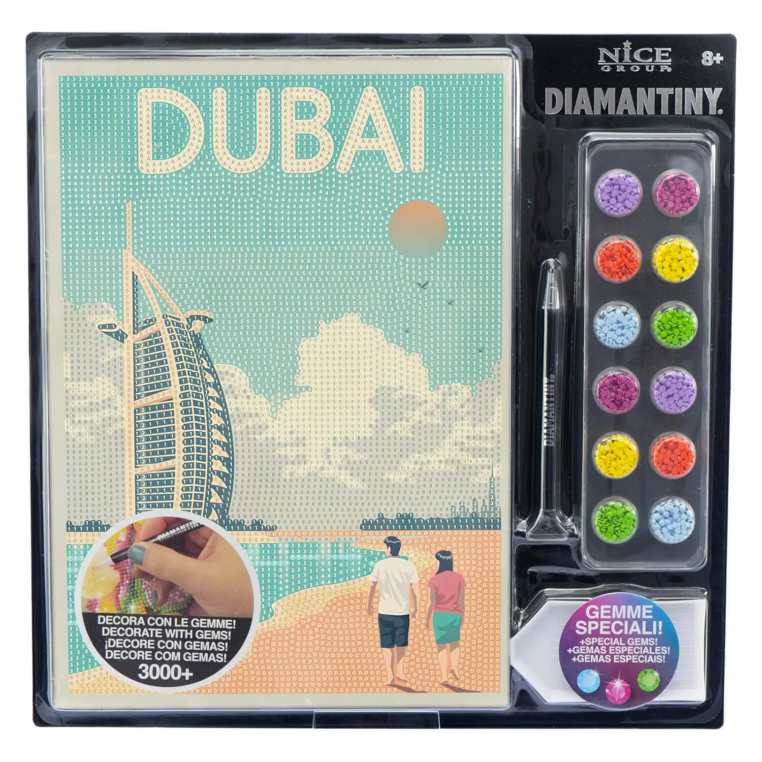 Diamantiny Level Up Postcard Dubai - gift and luggage gadgets