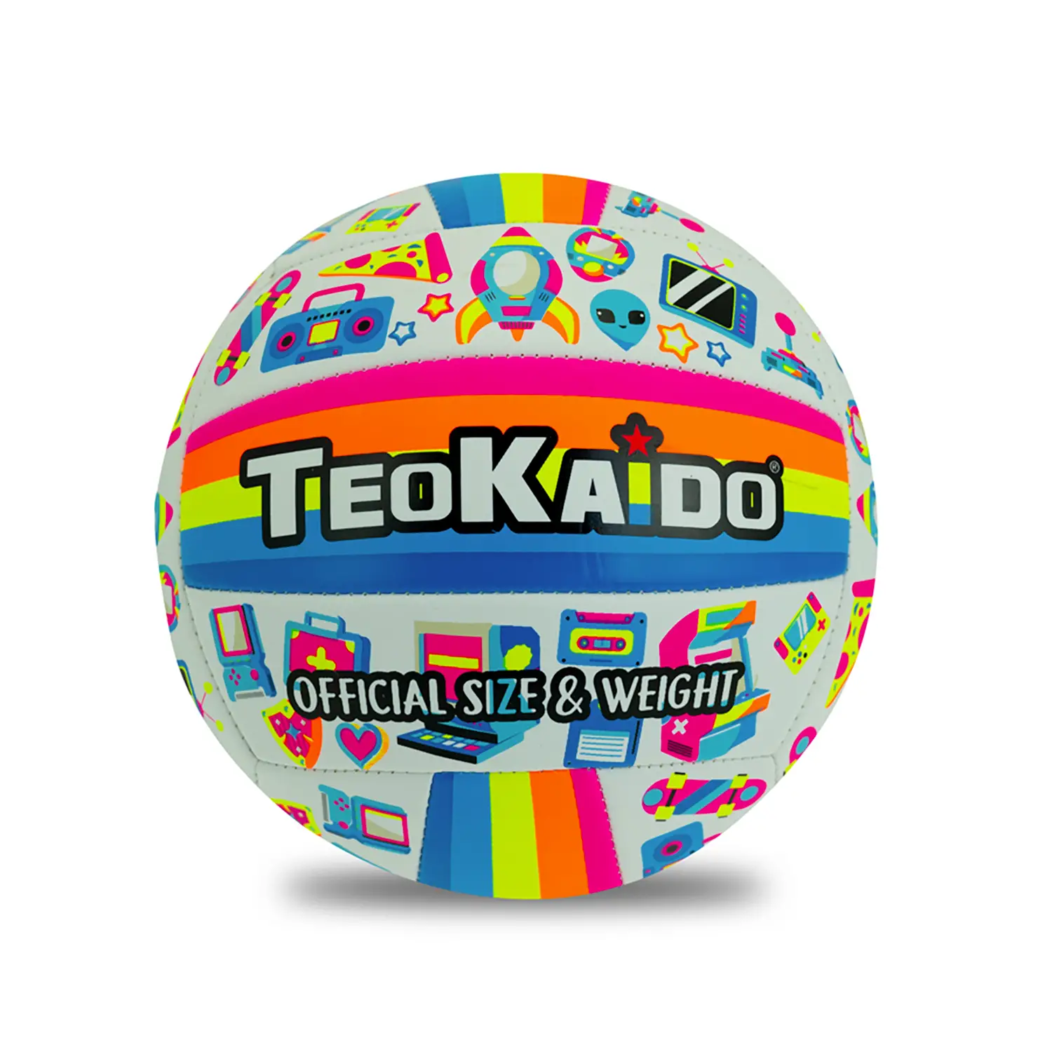 Pallone Volley Teokaido in PVC 80s Love - Palle e palloni