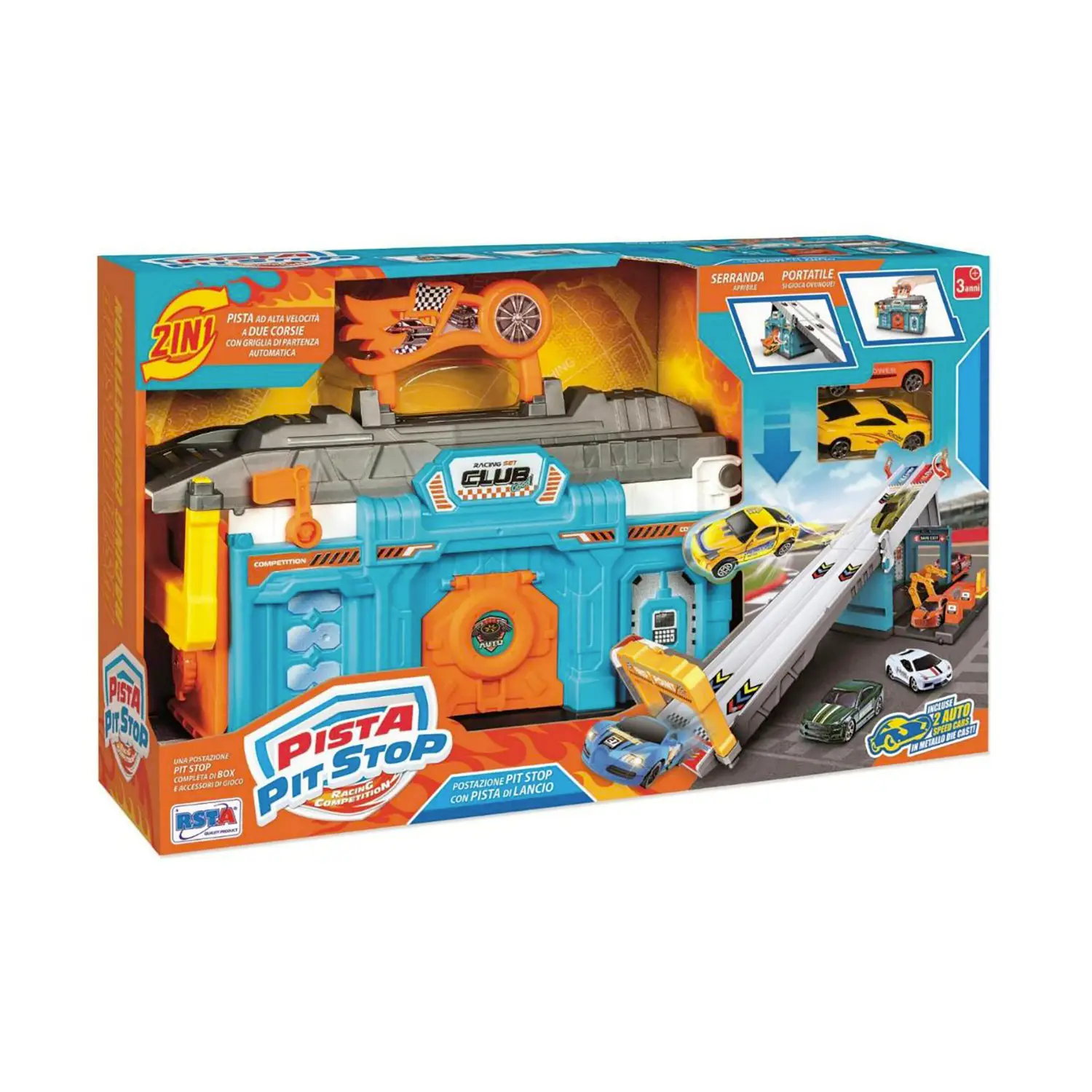 Pista Pit Stop Racing Competition - Veicoli, garage e piste