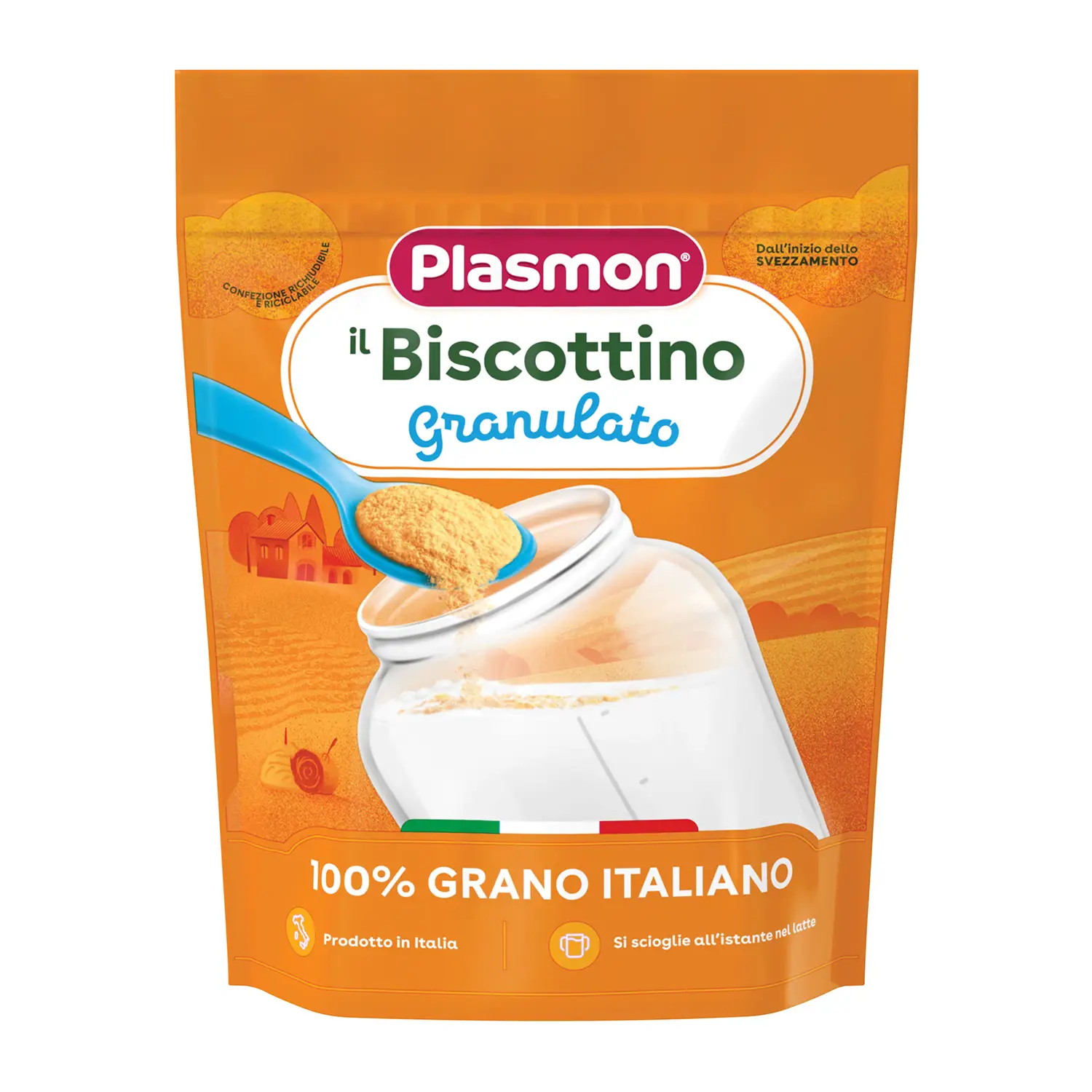 Plasmon Biscottino Granulato 350g – Svezzamento da 6 Mesi - biscotti