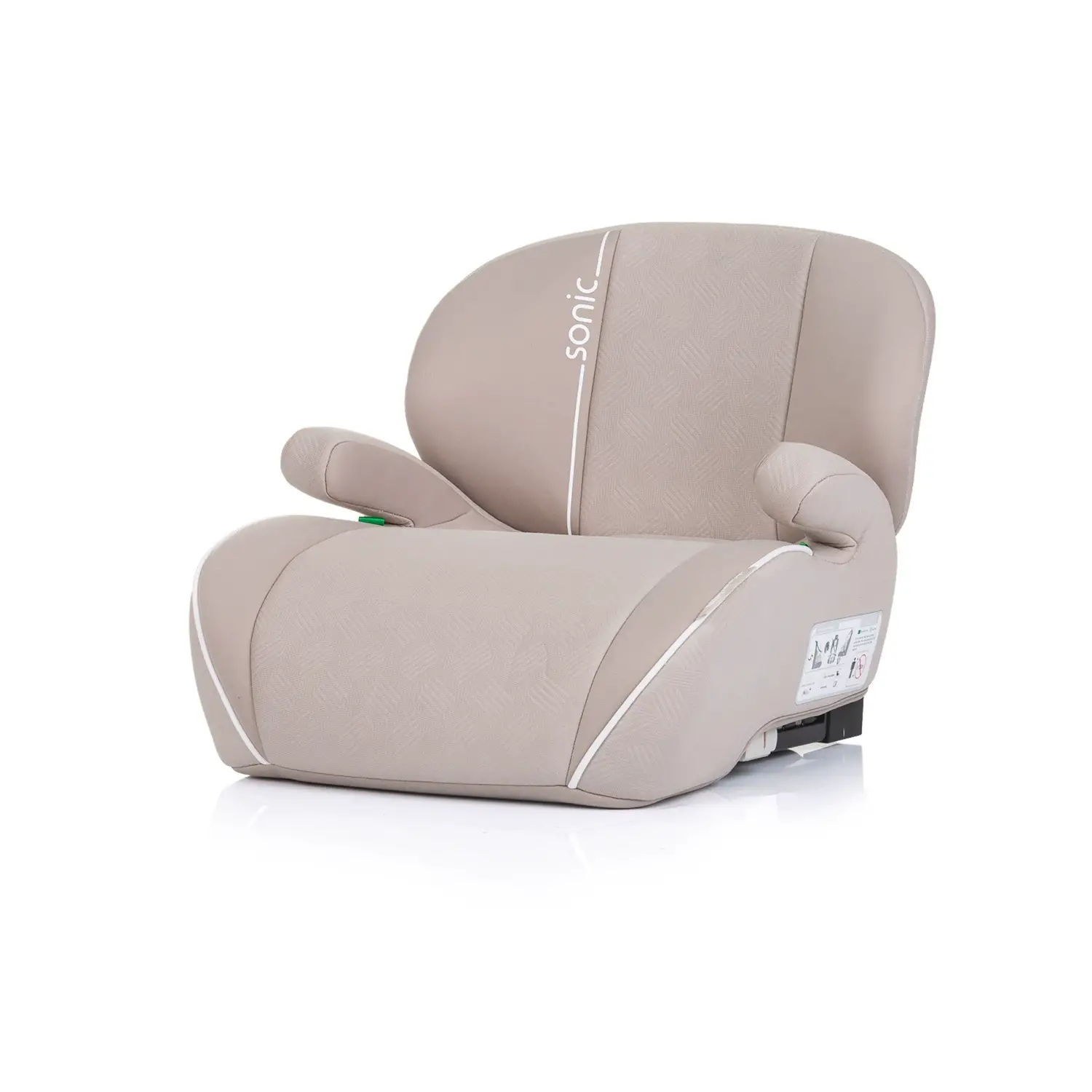 Rialzo Seggiolino Auto con Schienale Sonic Isofix Tiramisu 125-150 CM - bambini 100-150 cm (4-12 anni)