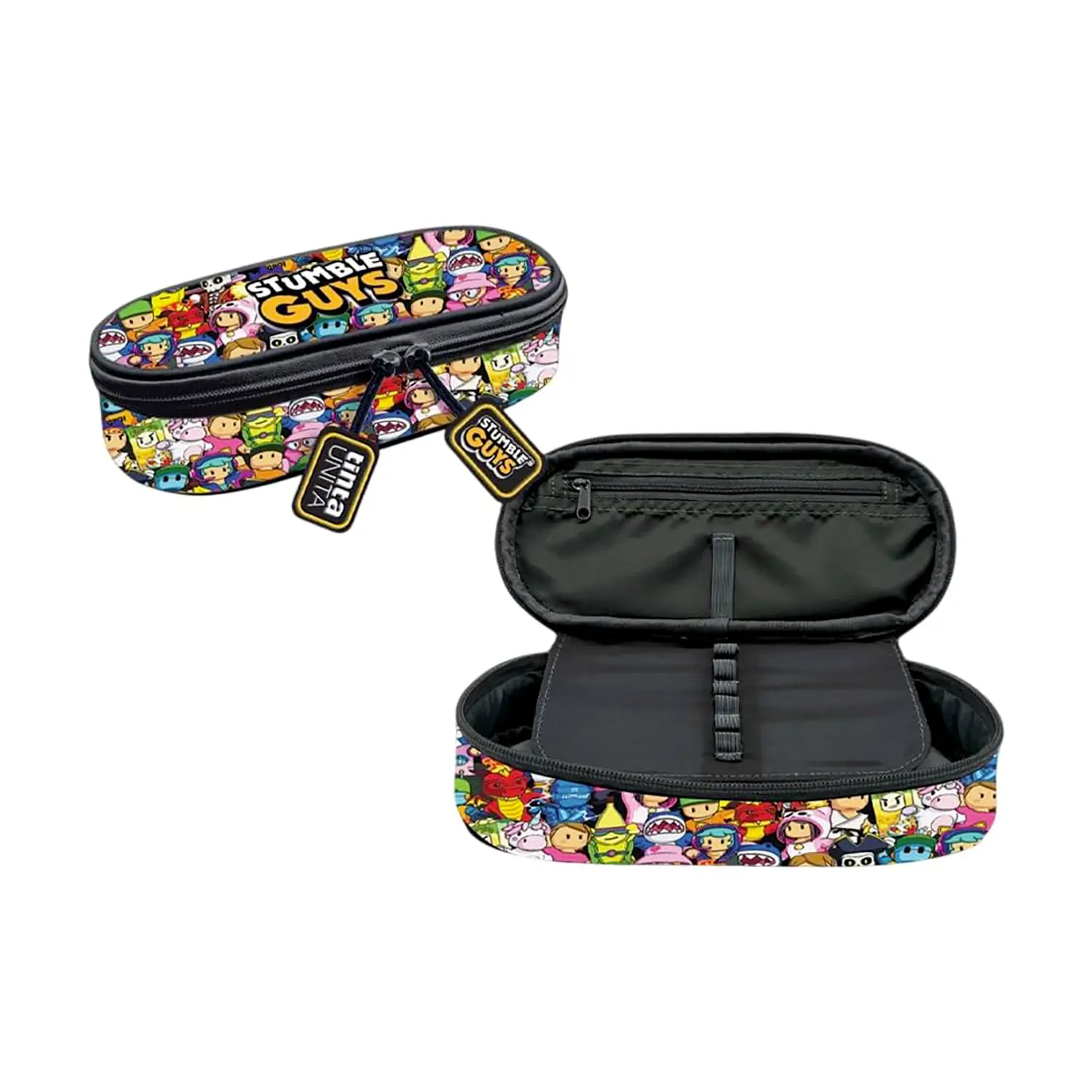 Tinta Unita Stumble Astuccio Oval Nero - bauletti tombolini bustine