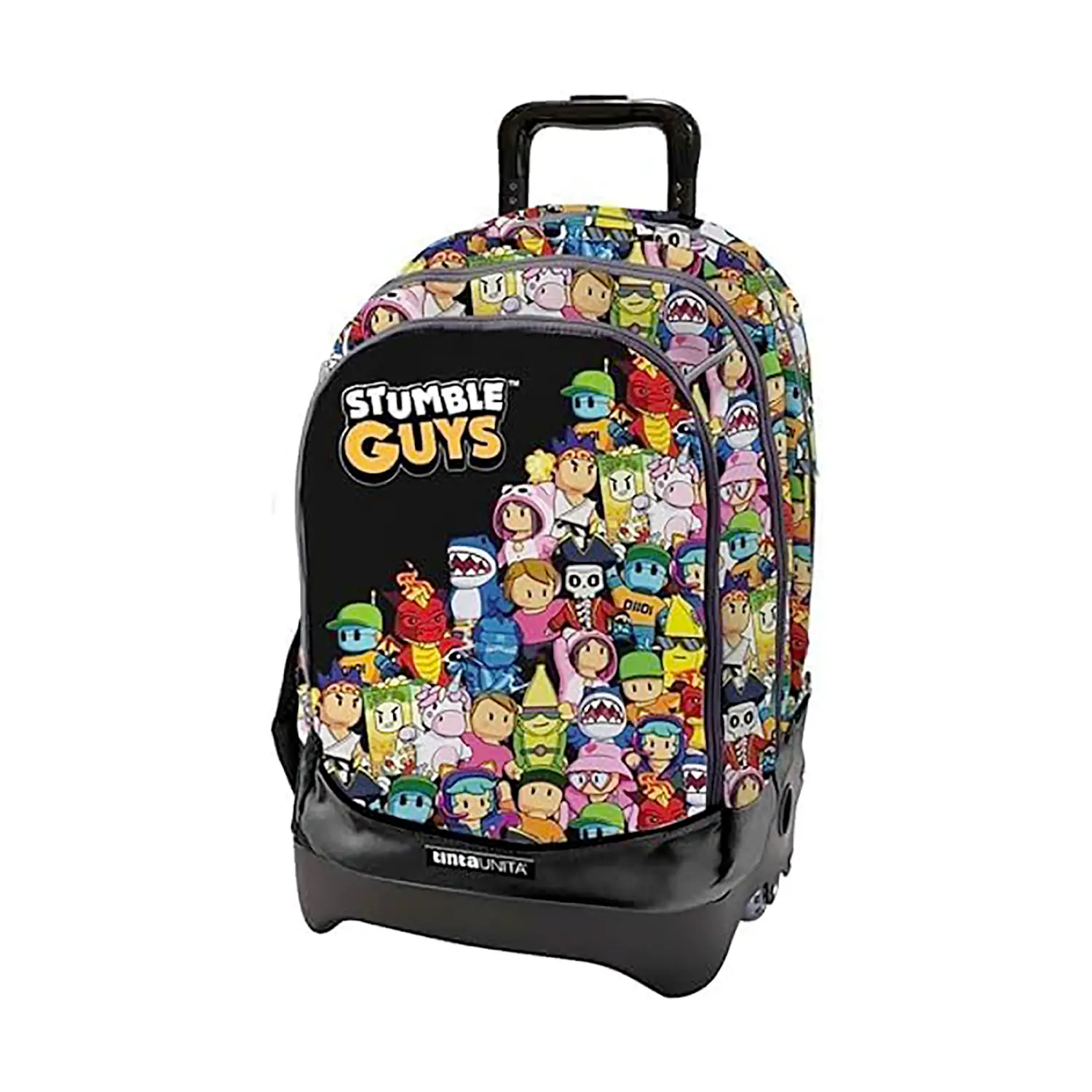 Tinta Unita Stumble Zaino Trolley Dream Cross Nero - zaini trolley