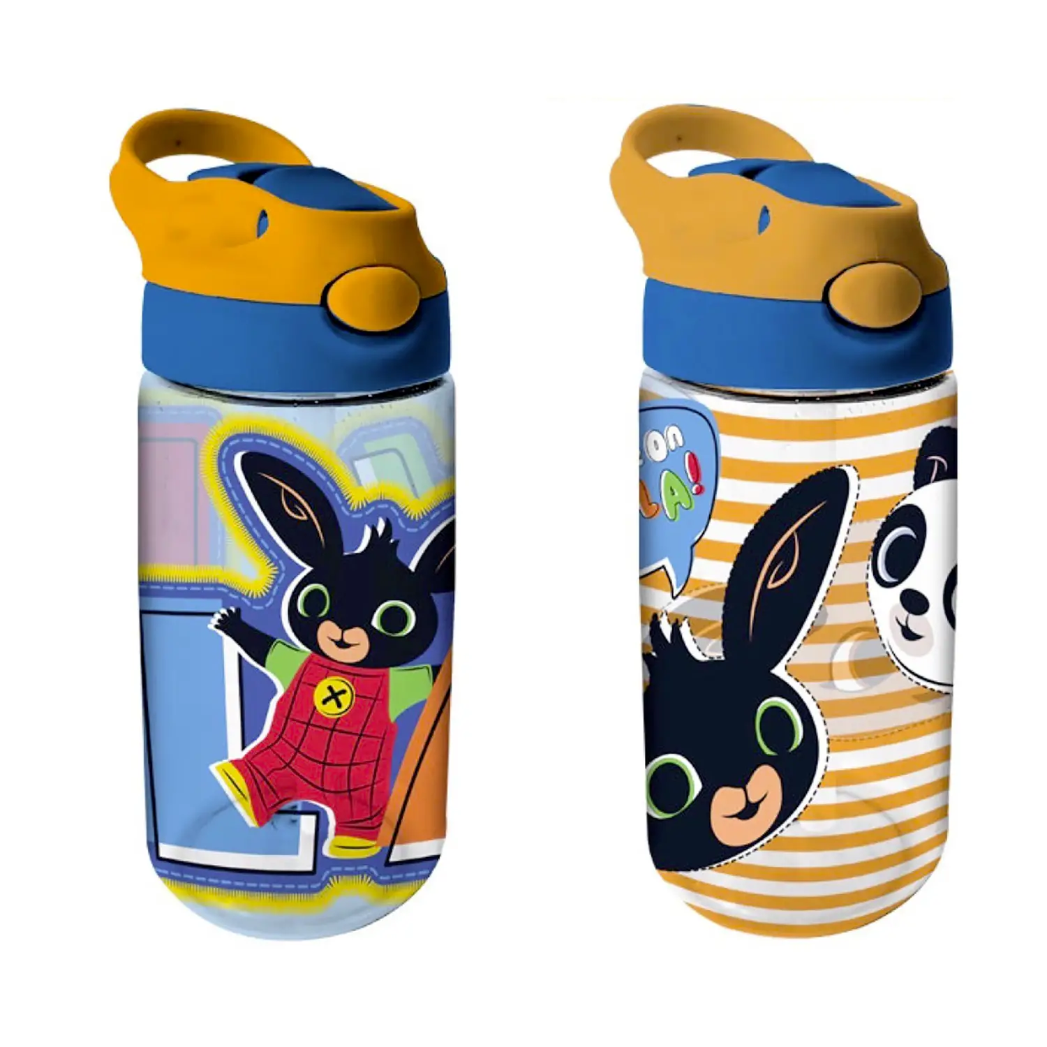 Bing Borraccia Trasparente Con Cannuccia 480ml - regalo e gadget valigeria