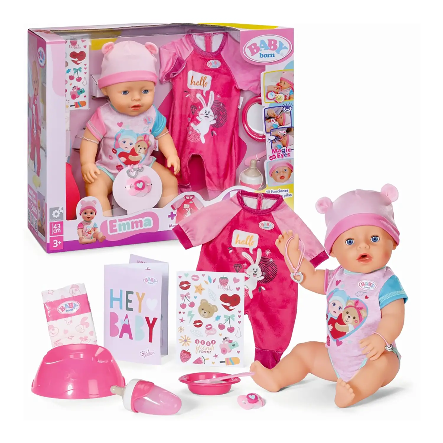 Bambola Baby Born Emma Con Tutina 43cm - collezionabili bambina