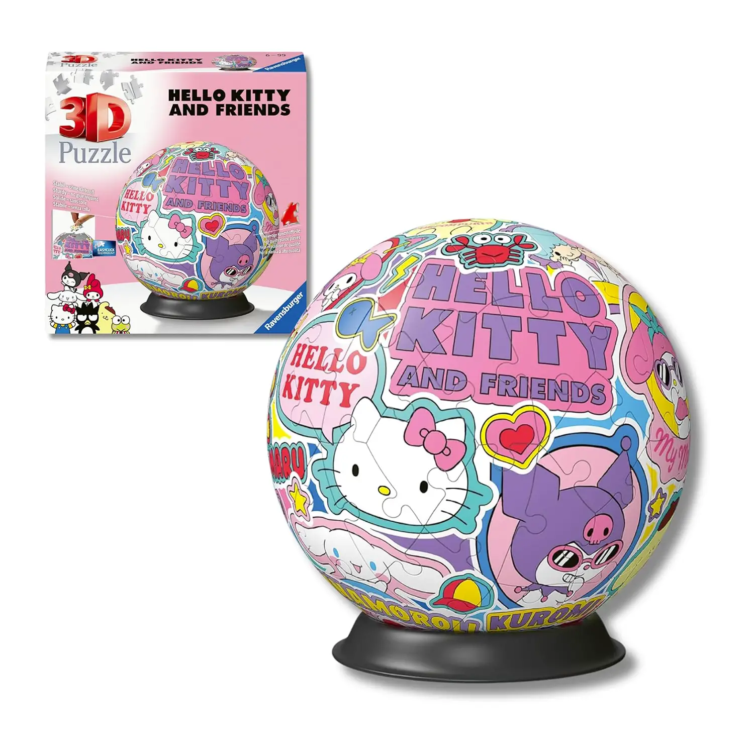 Puzzle 3D Ball Hello Kitty - puzzle 3d