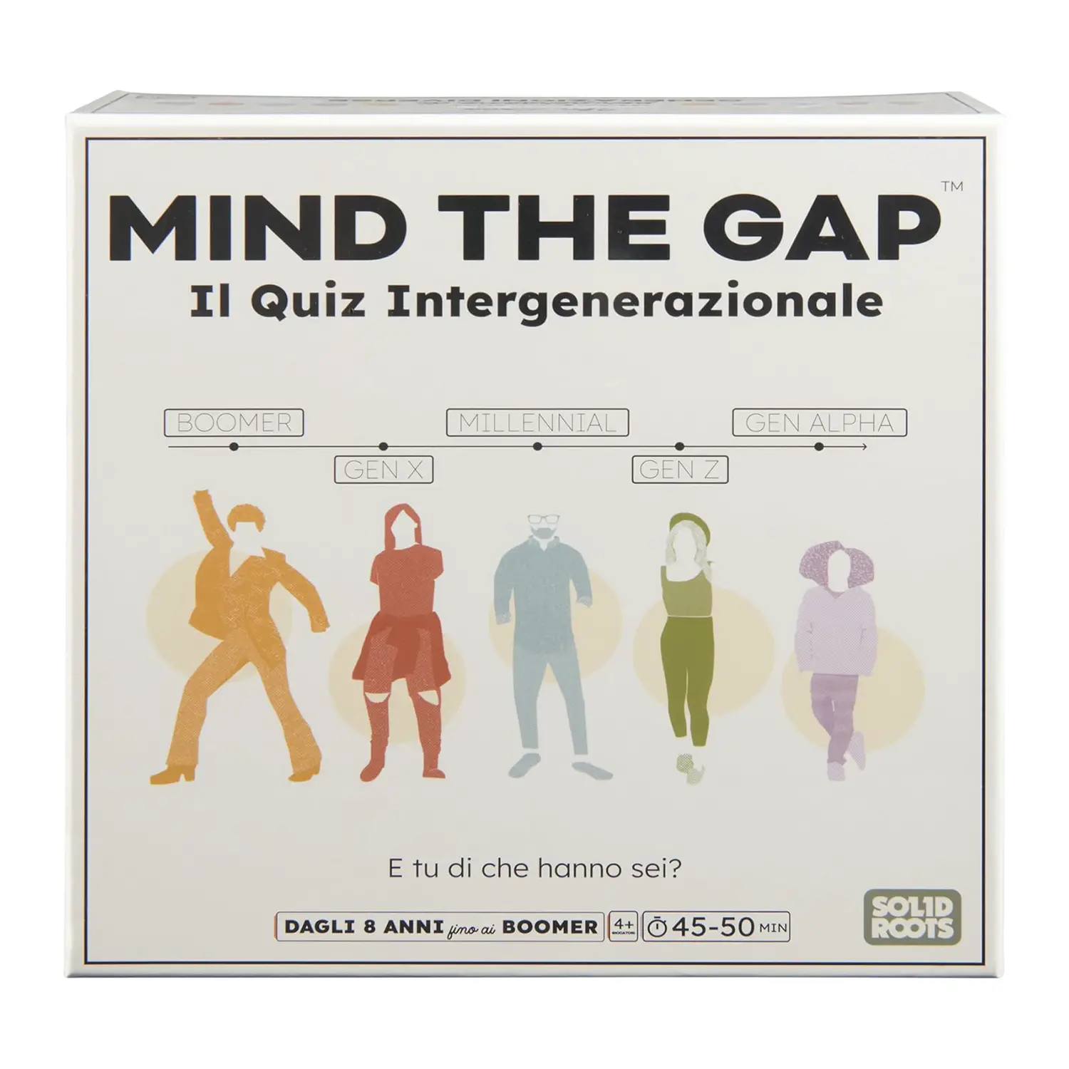 Mind the Gap – Gioco da Tavolo Quiz Intergenerazionale per Famiglie - giochi di società