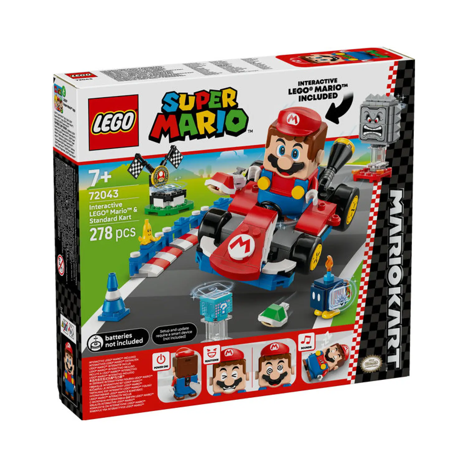 Lego Super Mario Mario Kart – Lego Mario Interattivo e Kart Standard 72043 - lego