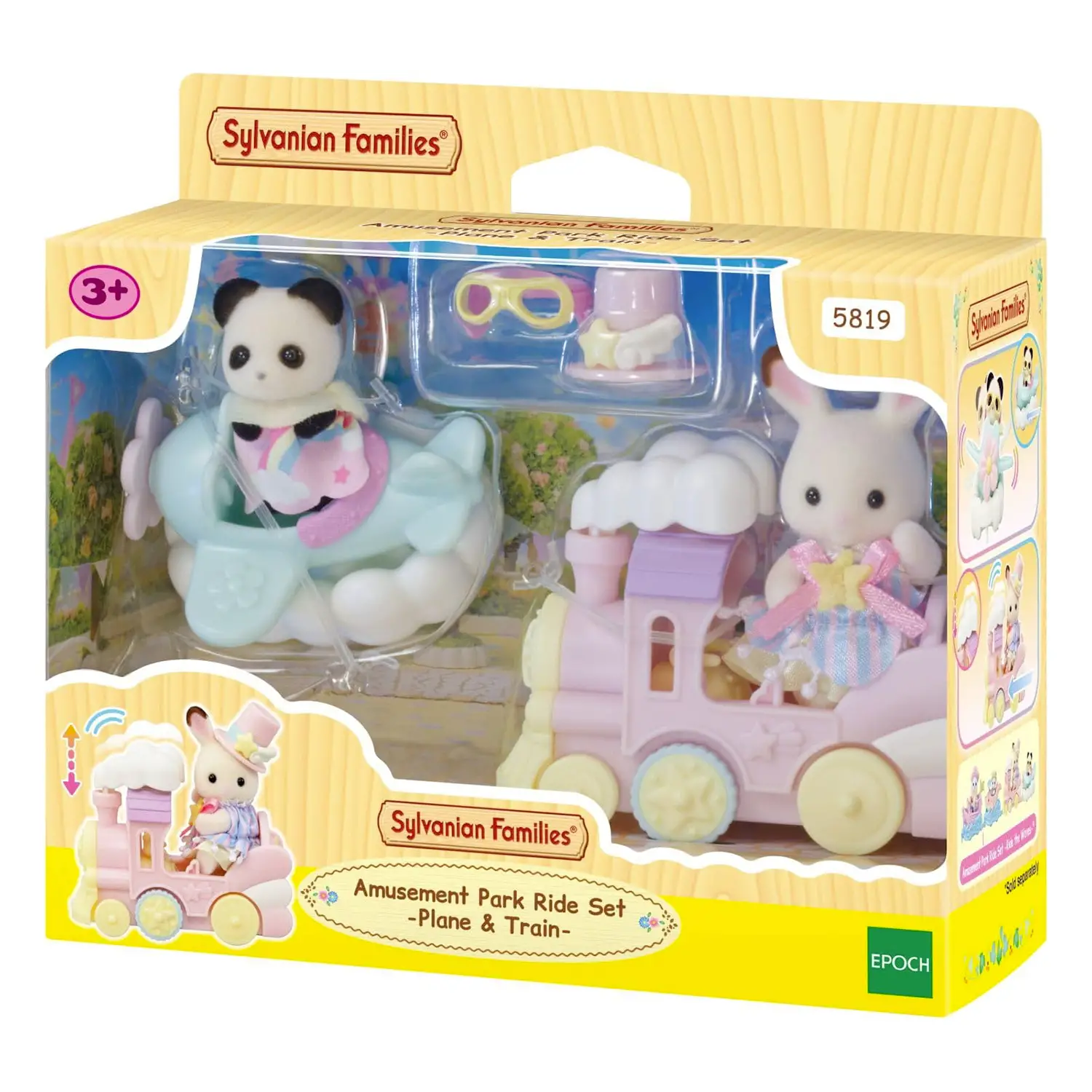 Aereo E Treno Sylvanian Families - play set e accessori bambole