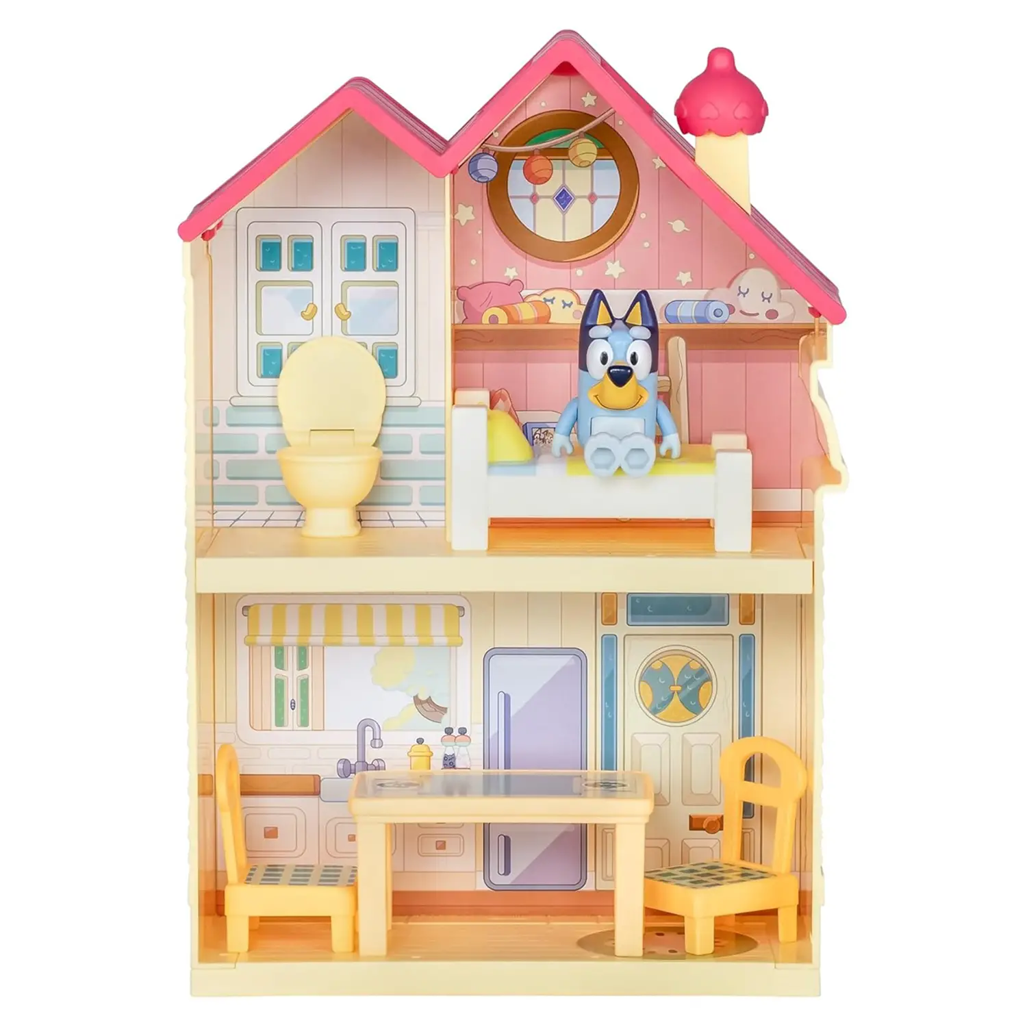 Bluey Mini Home Casa Giocattolo Portatile con Personaggio e Accessori - action figures ed accessori