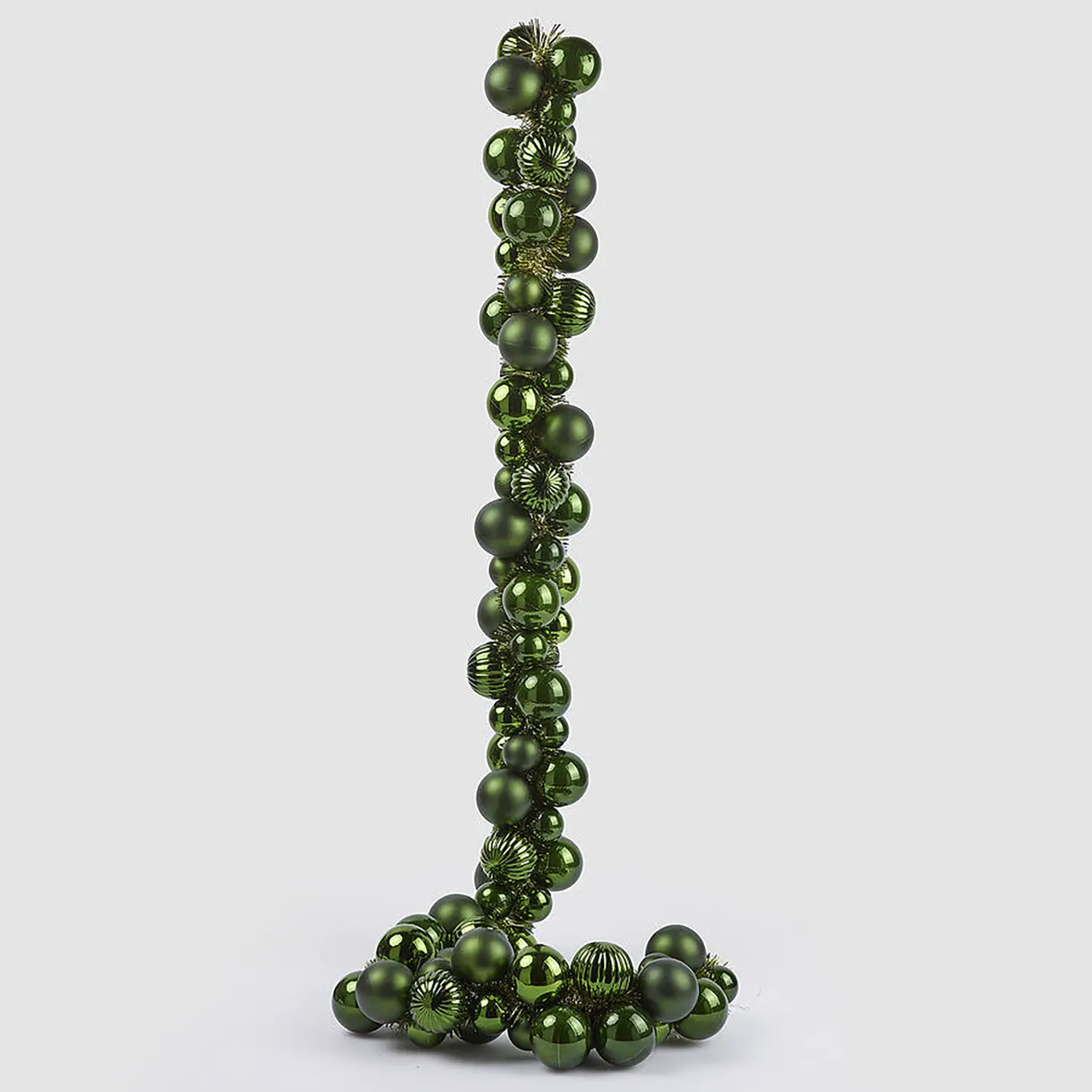 Festone Natalizio con Palline Verdi 150cm EDG Enzo De Gasperi - fiori e ghirlande