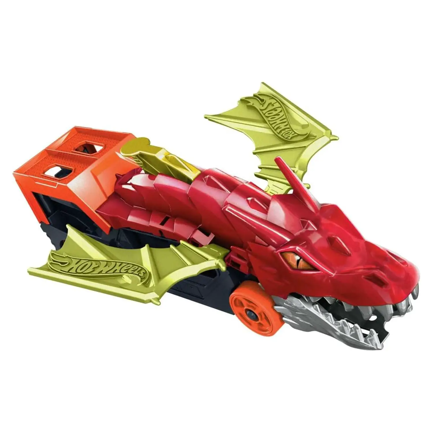 Hot Wheels City Dragon Launch Transporter con Macchinina Inclusa - Veicoli, garage e piste