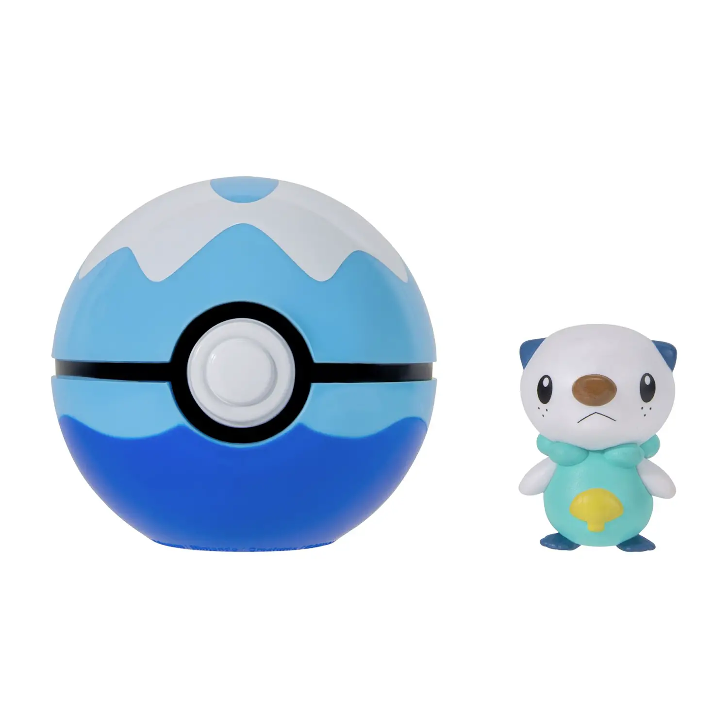 Pokemon Clip N Go: Oshawott Con Dive Ball - action figures ed accessori
