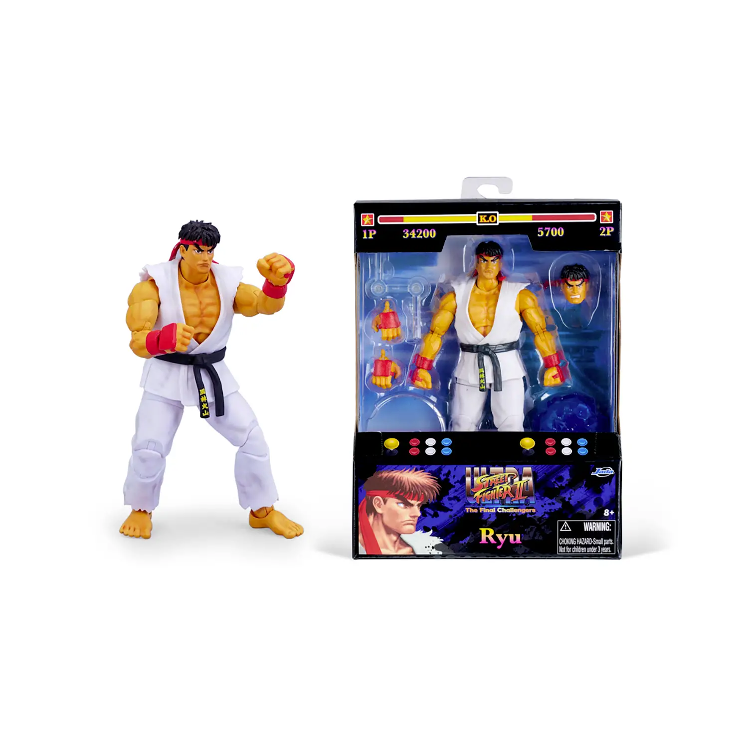 Street Fighter II Ryu Personaggio 15 Cm - action figures ed accessori