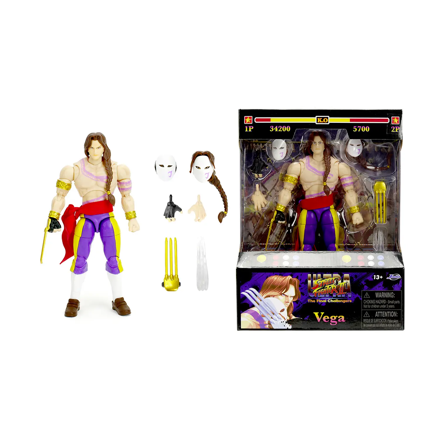 Street Fighter II Vega Personaggio 15 Cm - action figures ed accessori