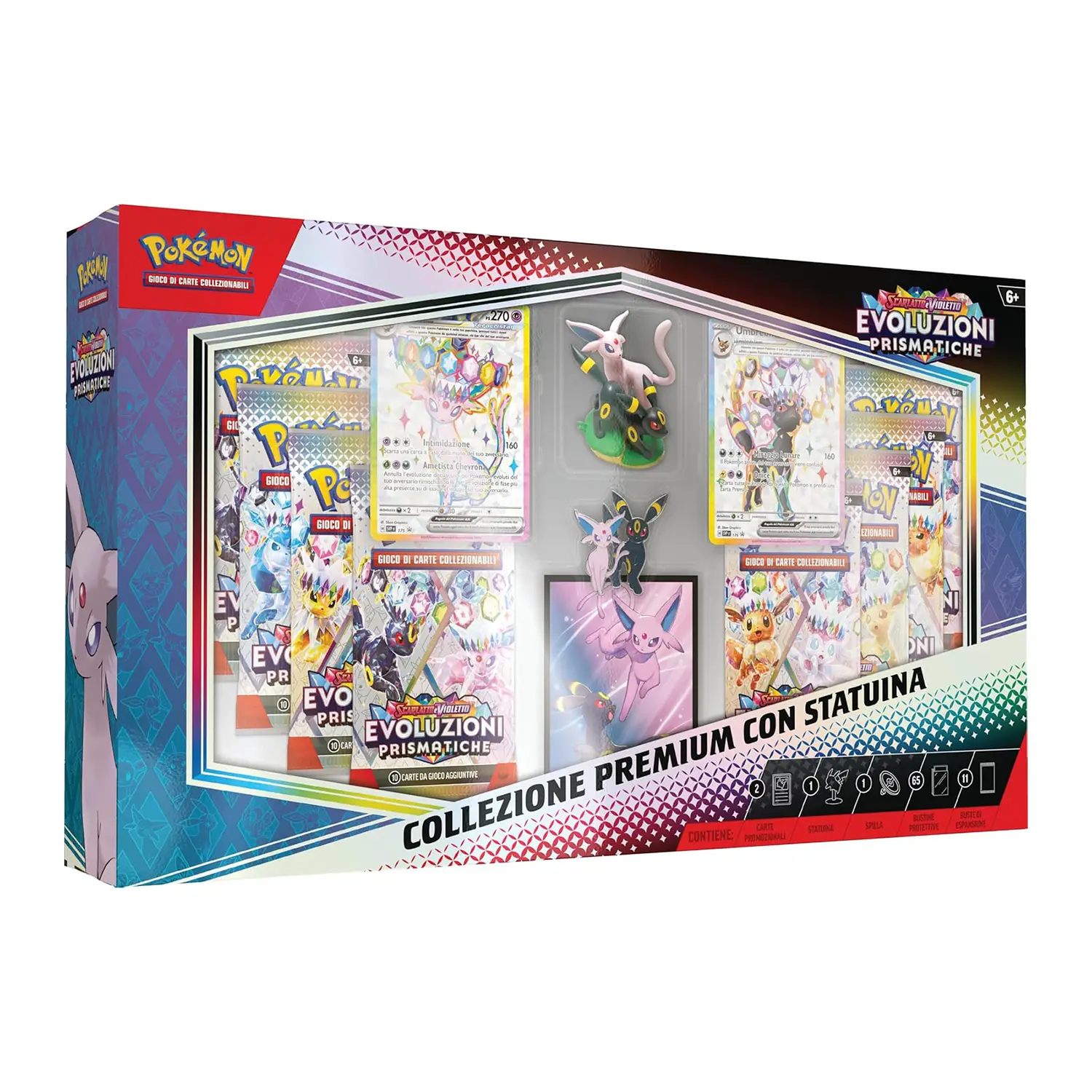 Pokémon Collezione Premium Evoluzioni Prismatiche con Statuina - giochi di società