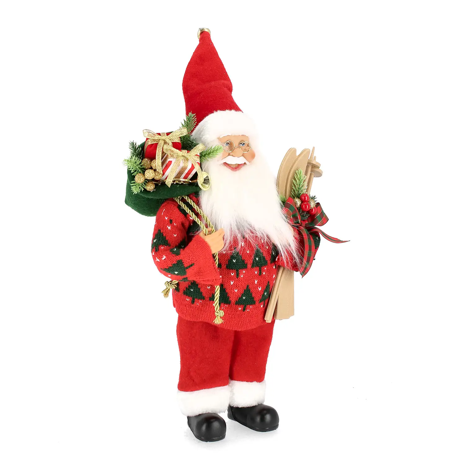 Babbo Natale Lorick Stand Medium Rosso - addobbi casa