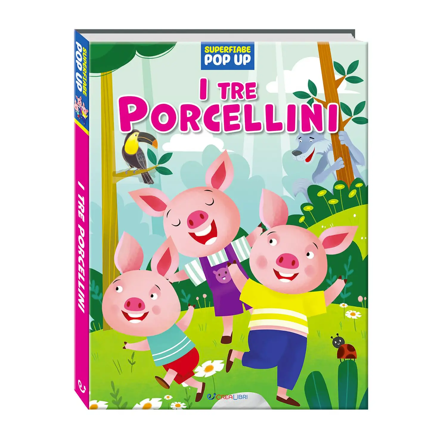 Libro Superfiabe Pop Up - I Tre Porcellini - Prima biblioteca