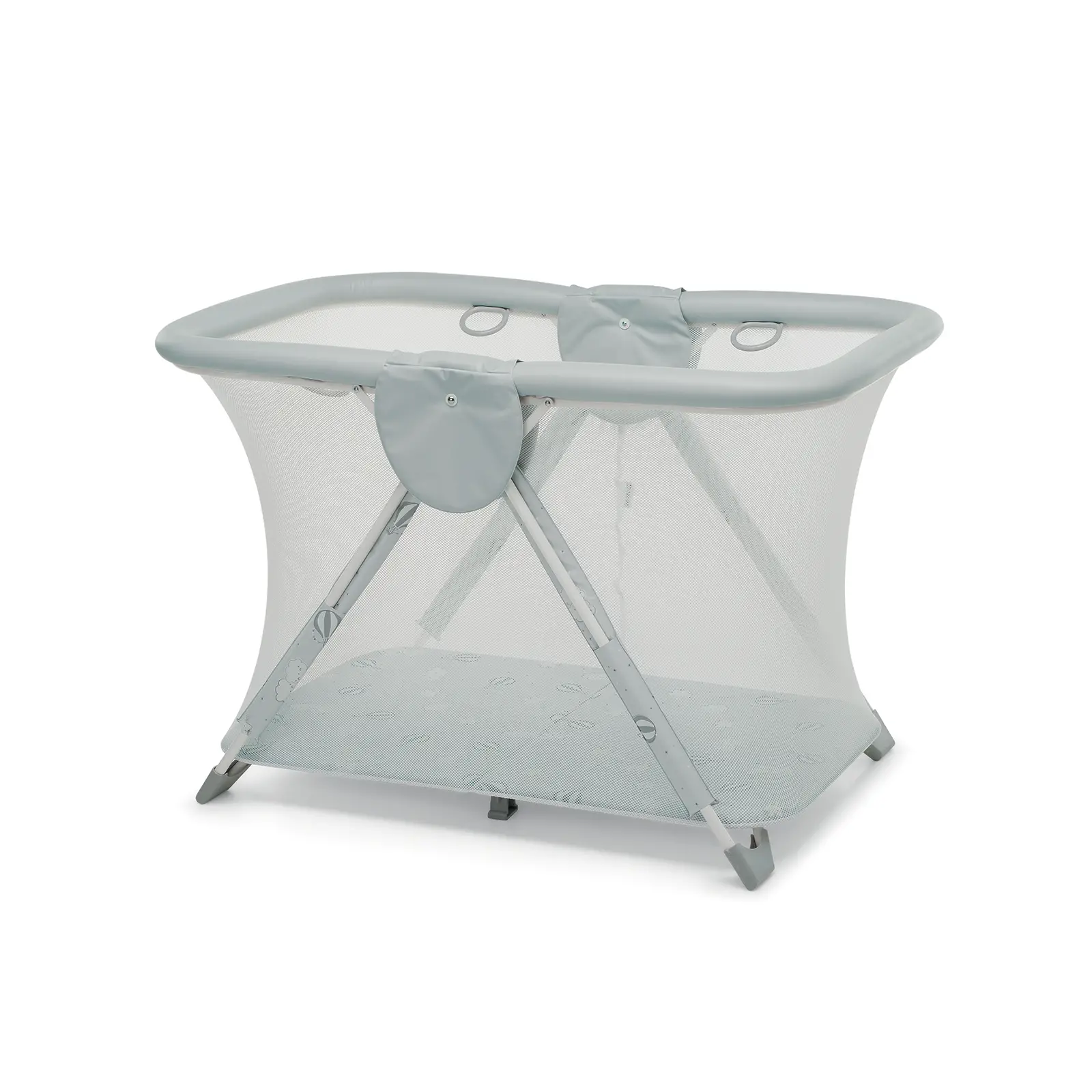 Lettino da Campeggio Circus Pieghevole Grigio - lettini da viaggio