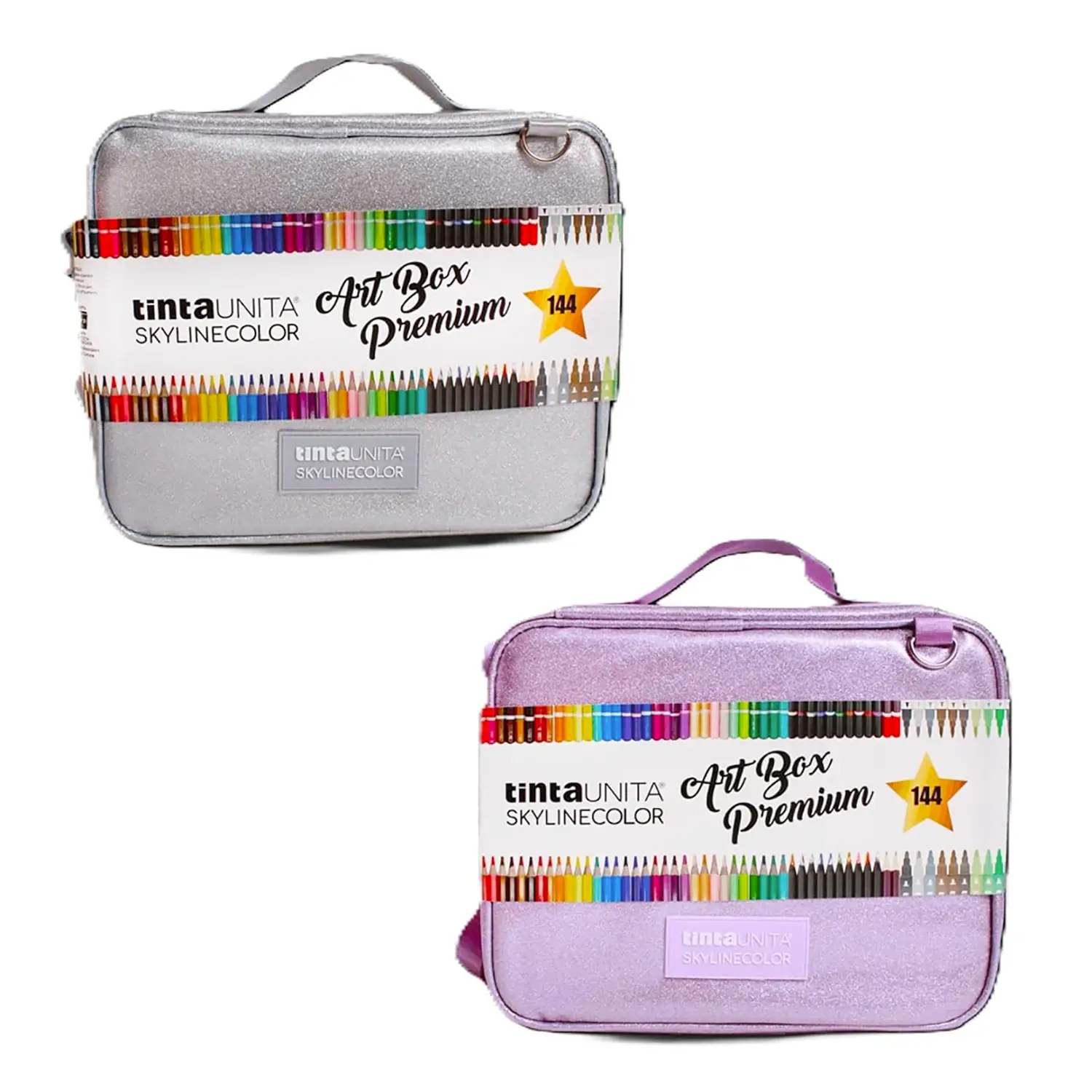 Art Box Premium Con Tracolla 145 Pezzi Colorazioni Assortite - Pastelli