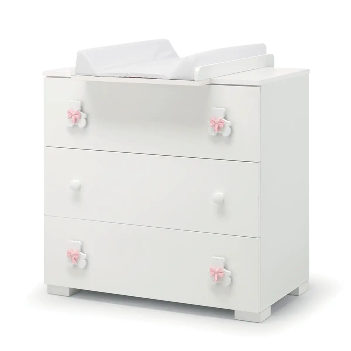 Dudu Comò Bianco con Fiocco Rosa – Erbesi - collezioni