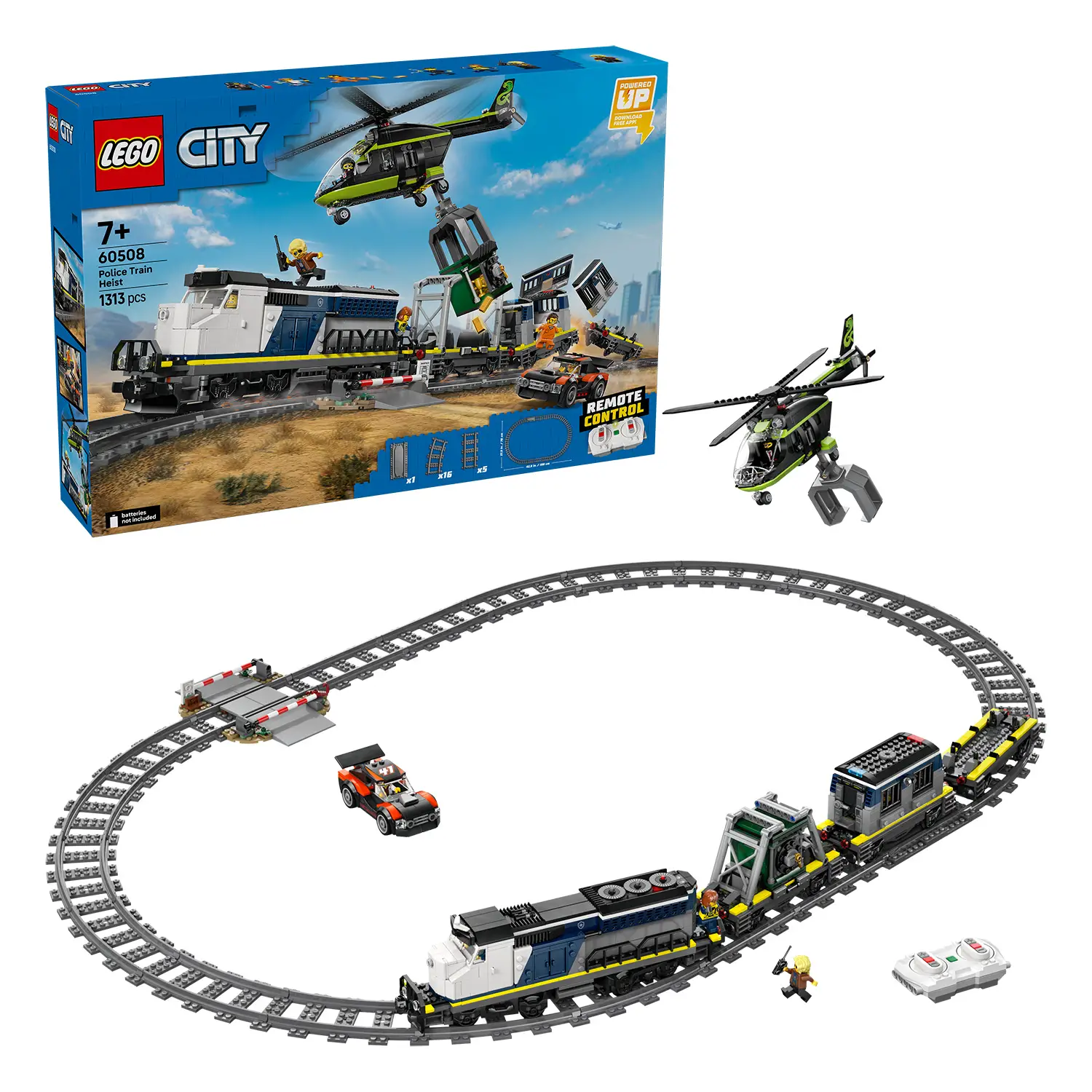 LEGO City Rapina al Treno della Polizia 60508 Telecomandato - lego