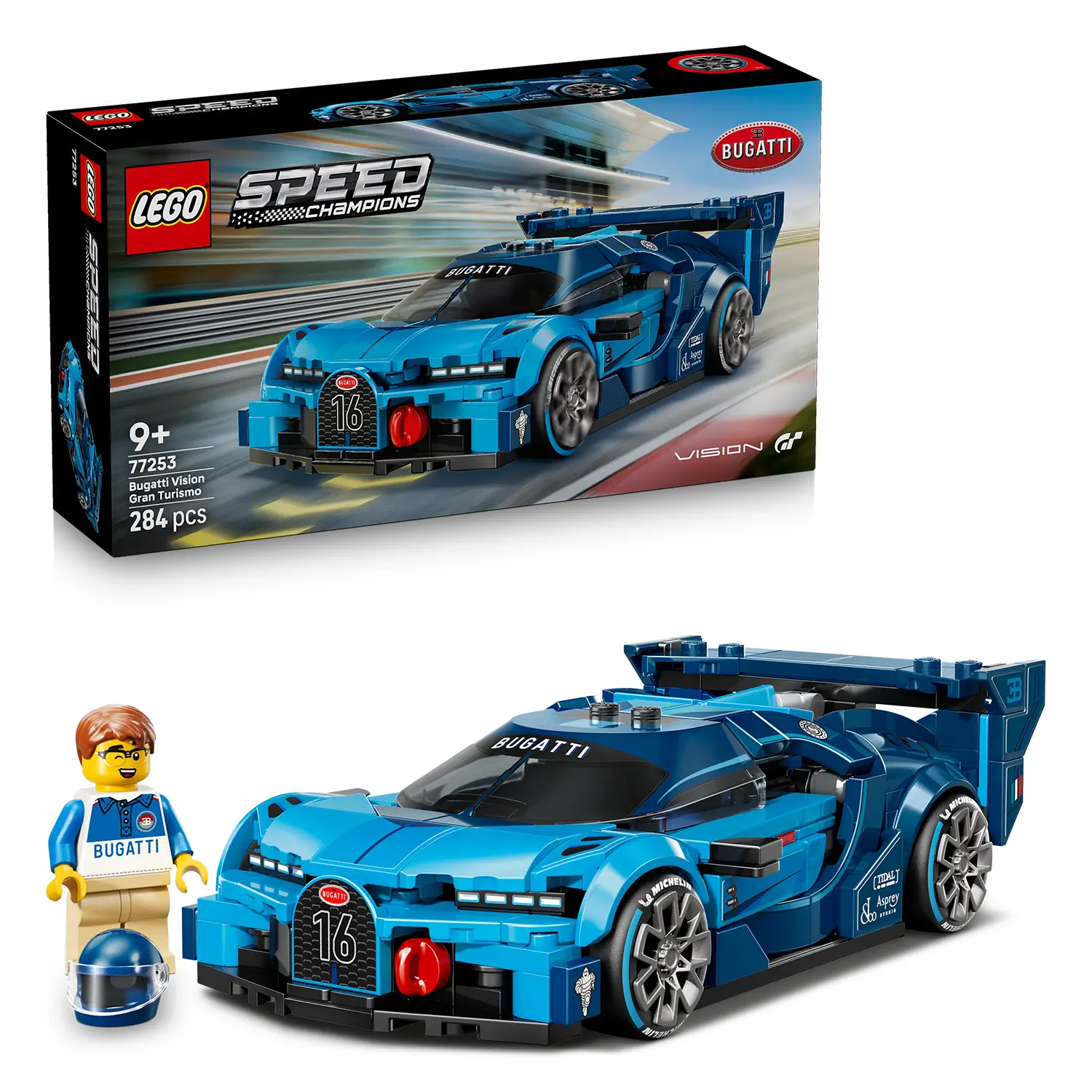 Lego Speed Champions Super Auto Sportiva Bugatti Vision Gt 77253 - lego