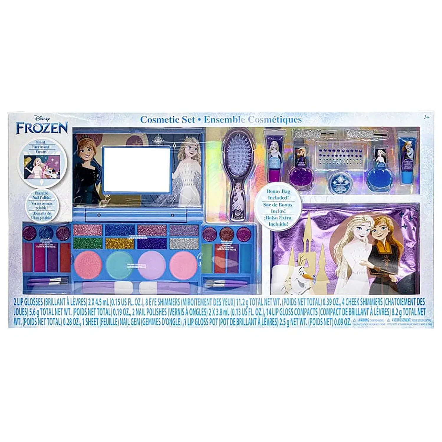 Frozen Mega Set Cosmetic Bambina Con Borsetta Make Up - bellezza e accessori