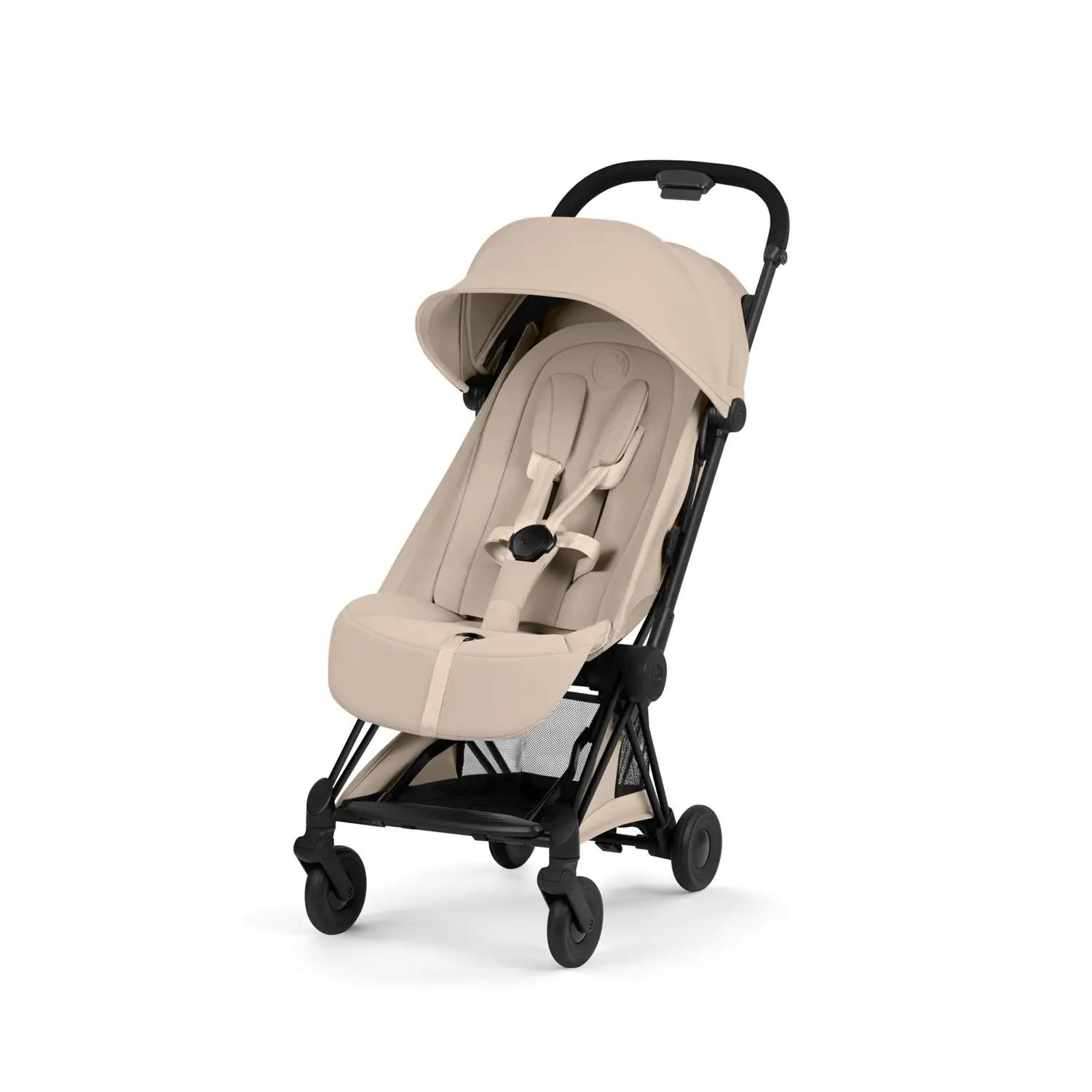 Coya Stayle Cozy Beige Passeggino con Telaio Matt Black Cybex - trio e modulari