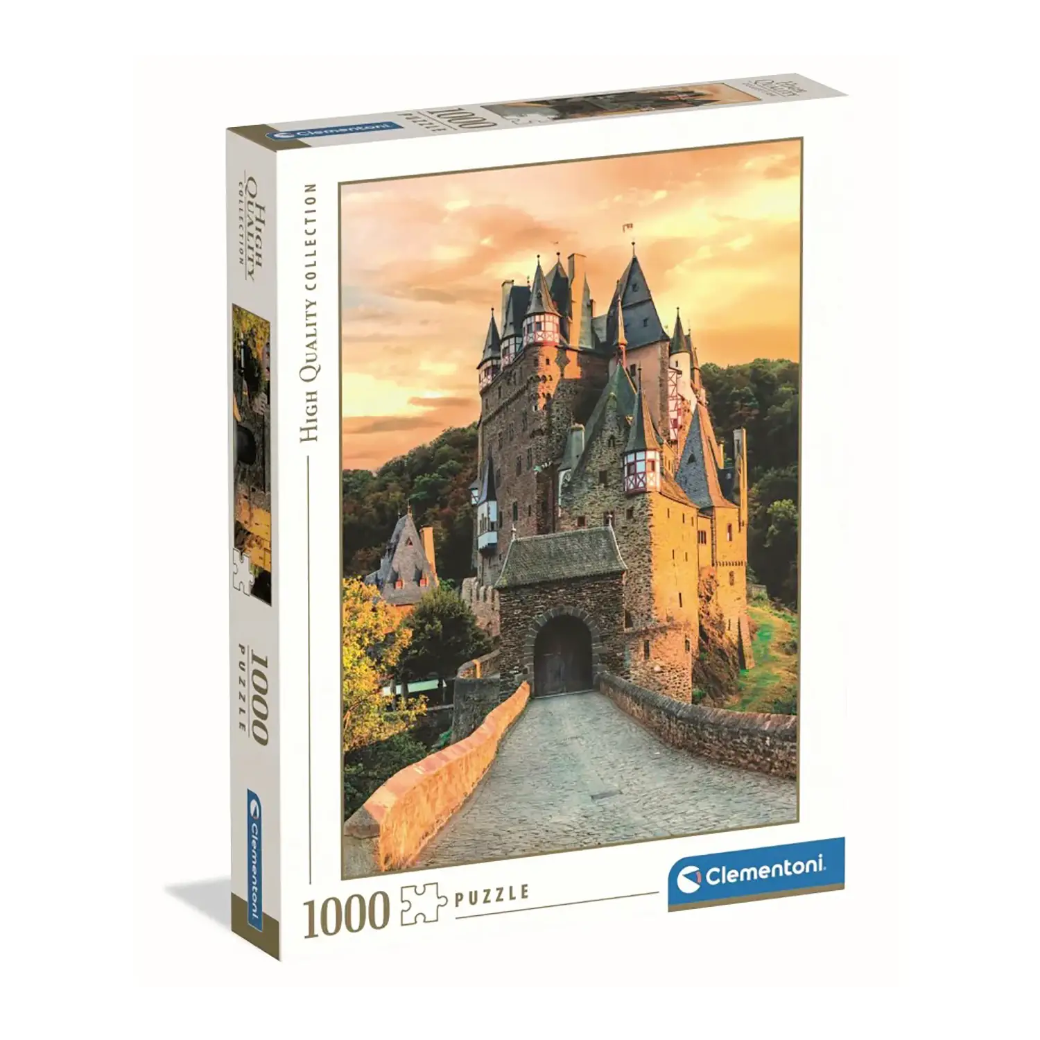 Puzzle 1000 Pezzi Hqc Tramonto Al Castello Di Eltz, Germania - Puzzle in cartone