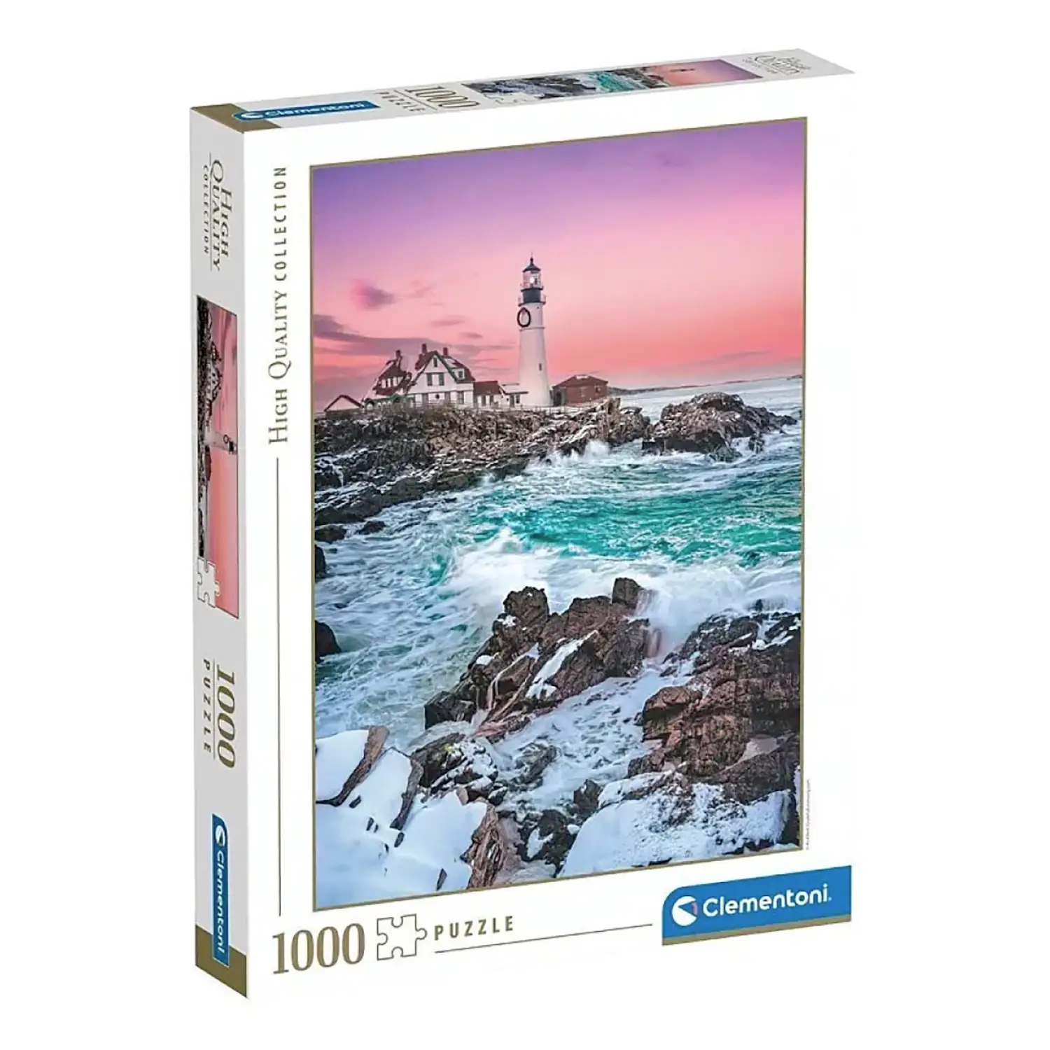 Puzzle 1000 Pezzi Hqc Prima Neve Su Portland Head - Puzzle in cartone