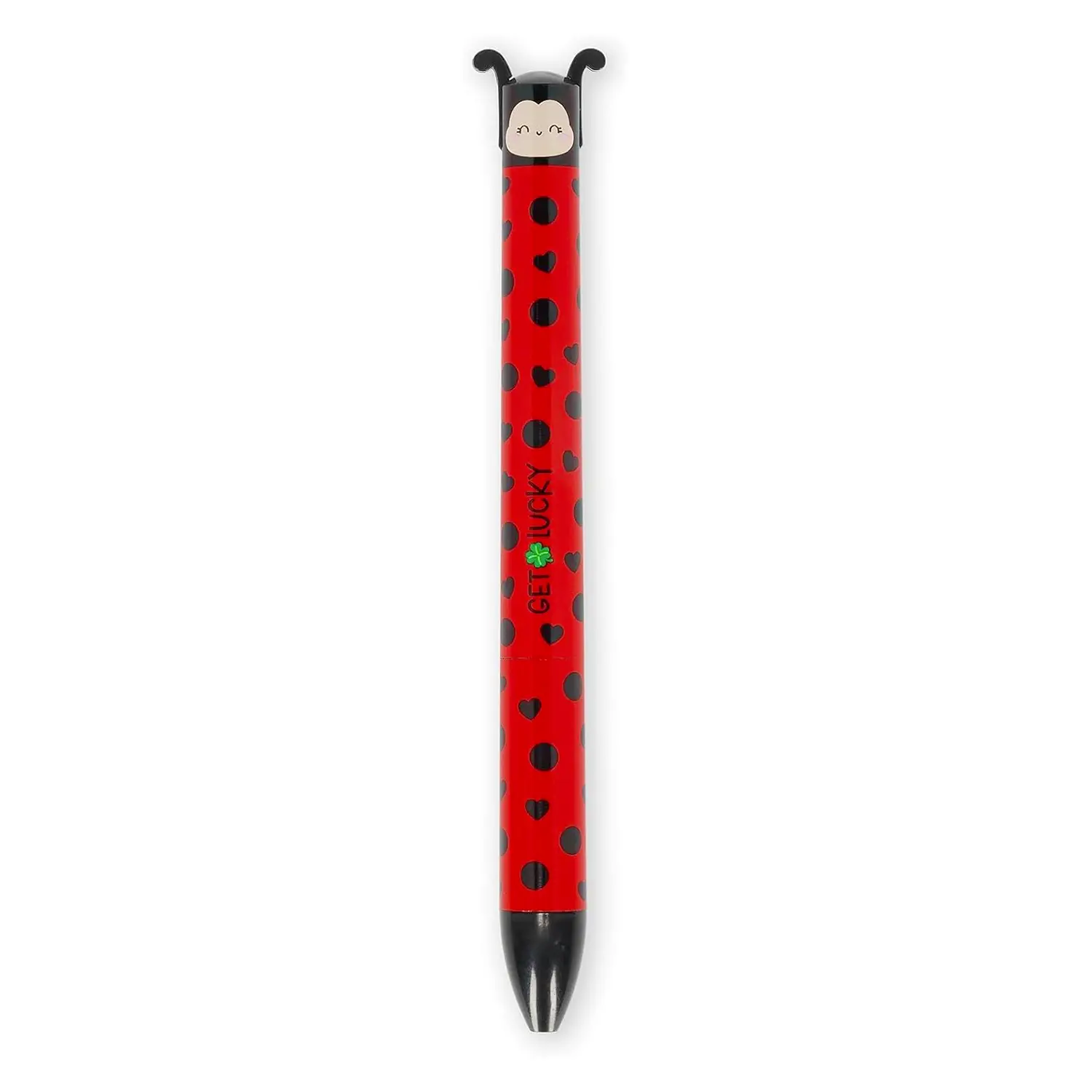 Legami - Penna Click&Clack a Due Colori, Tema Ladybug - regalo e gadget valigeria