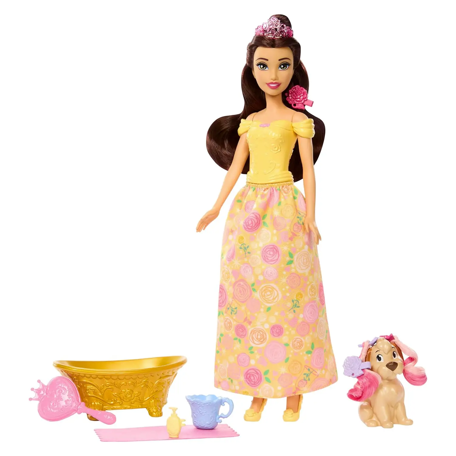 Disney Princess Belle E Il Suo Cucciolo - collezionabili bambina