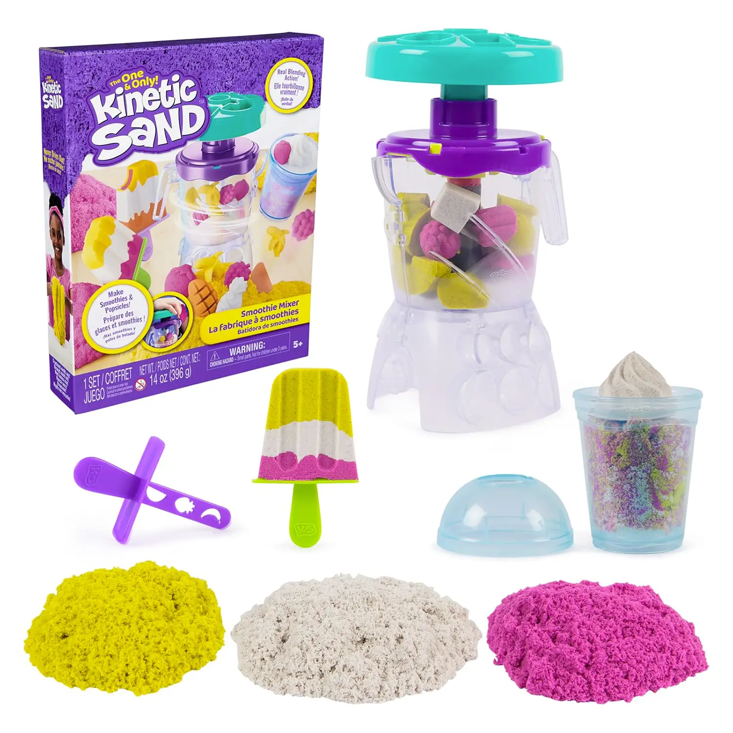 Kinetic Sand Set Dei Frullati Golosi - creatività