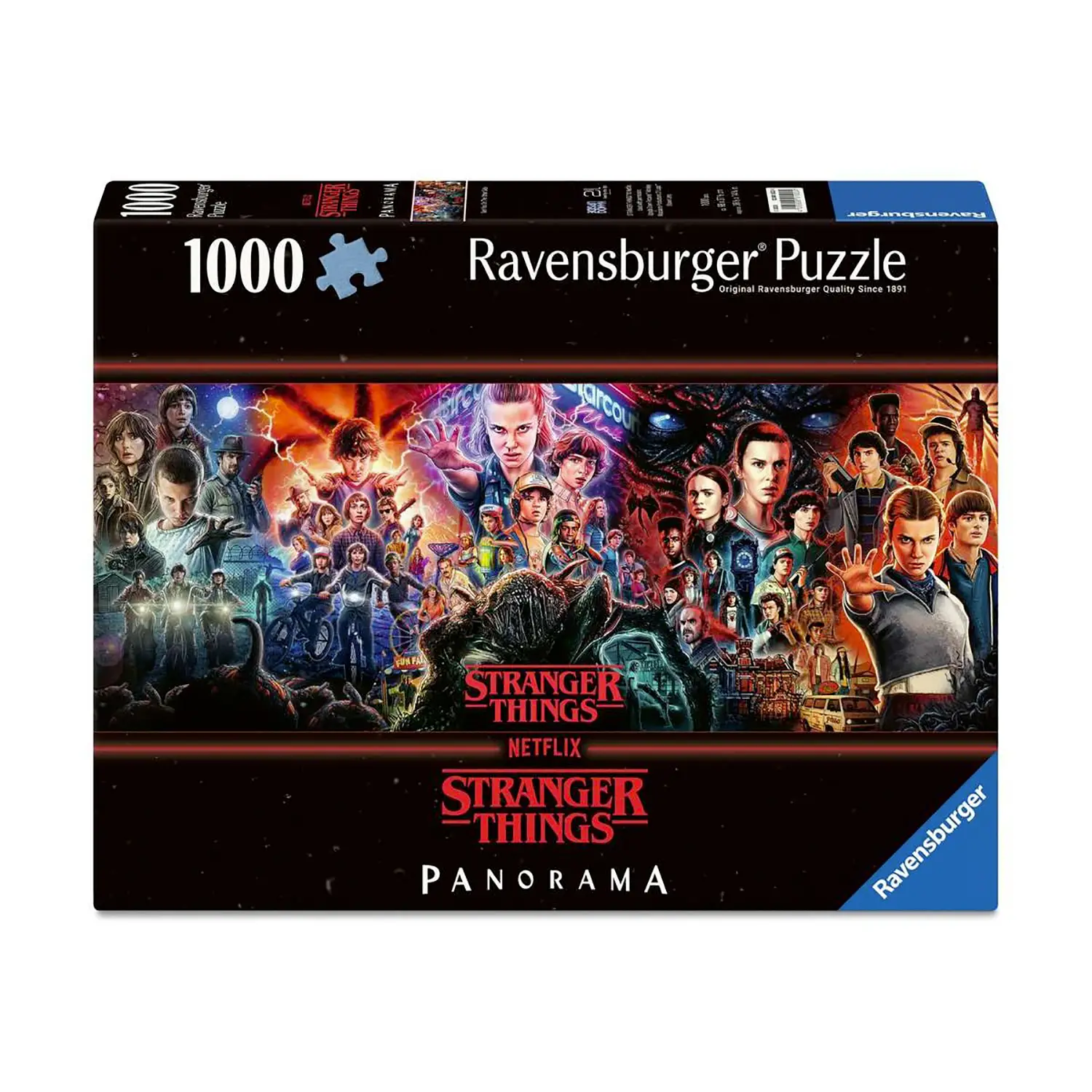 Puzzle 1000 Pezzi Panorama Stranger Things - Puzzle in cartone