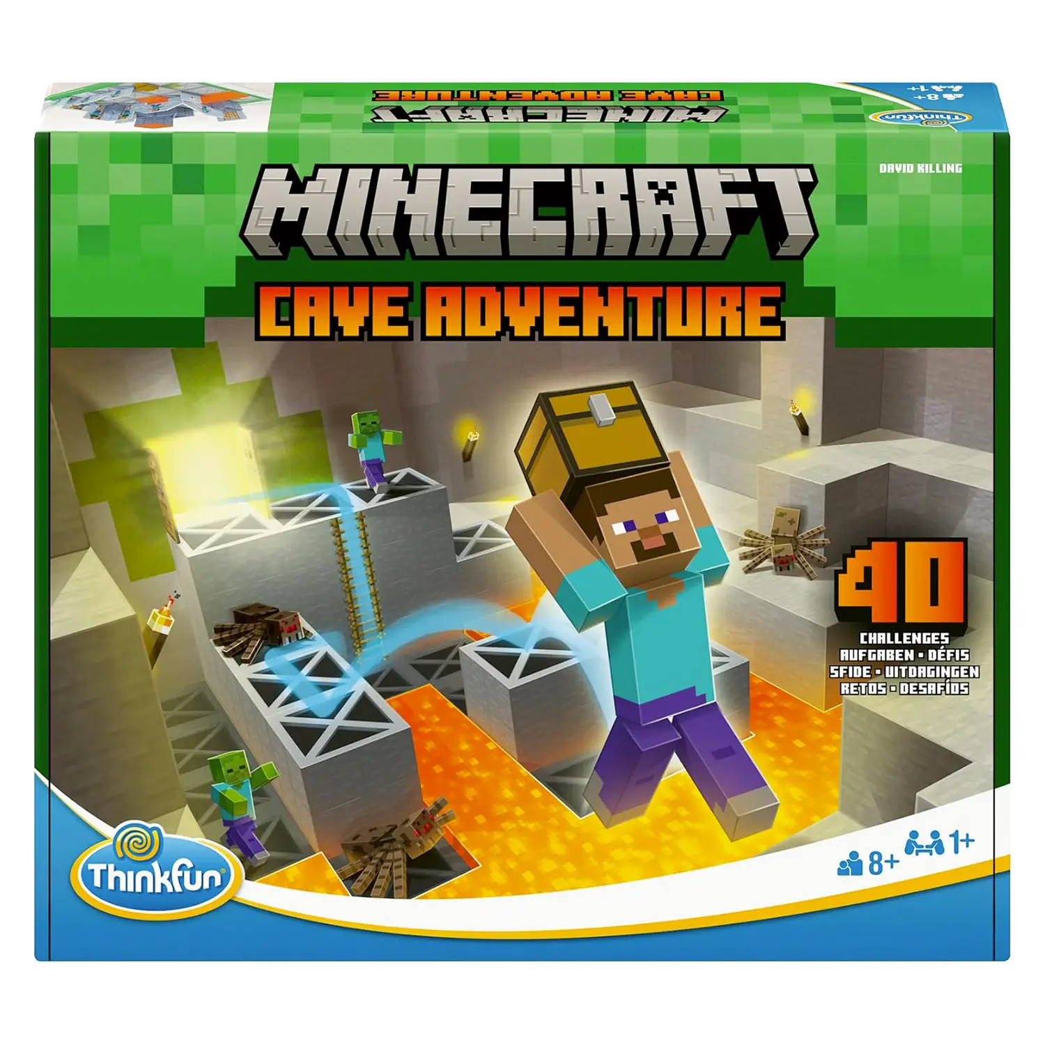 Minecraft Cave Adventure Gioco Da Tavolo - Giochi di società