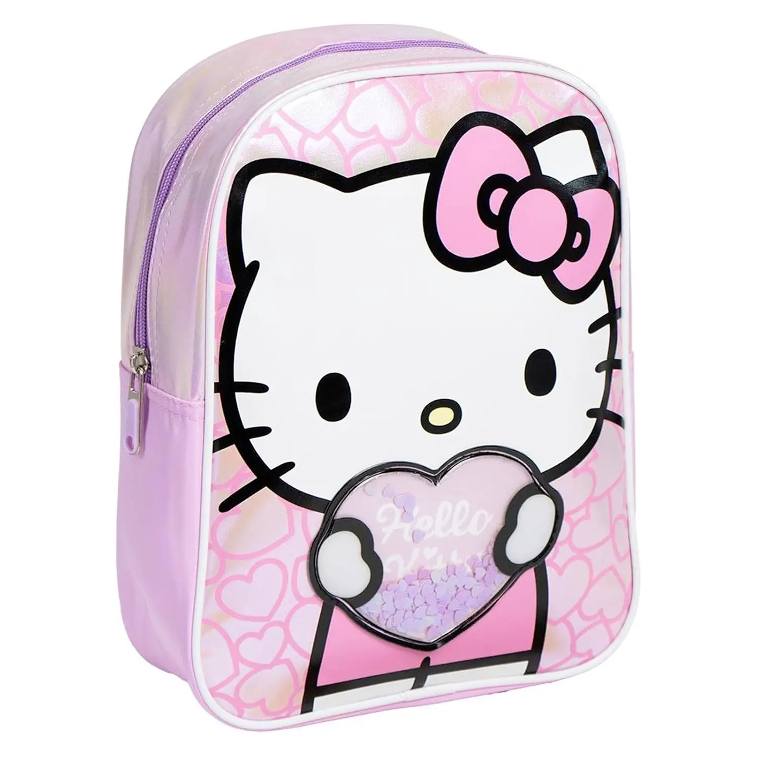 Hello Kitty Zaino Per Bambini Con Cuoricini Applicati - creatività