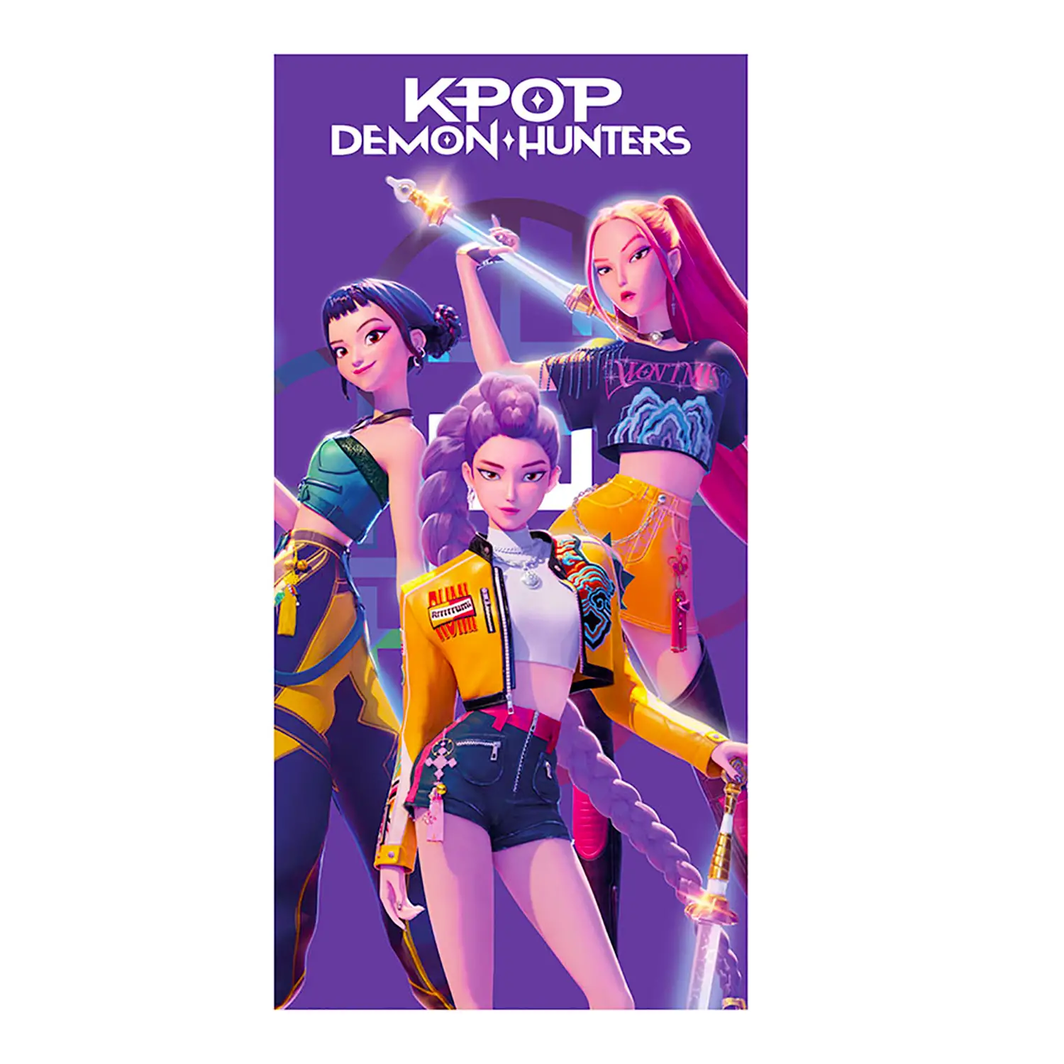 Telo Mare Kpop Demon Hunters 70x140 - regalo e gadget valigeria