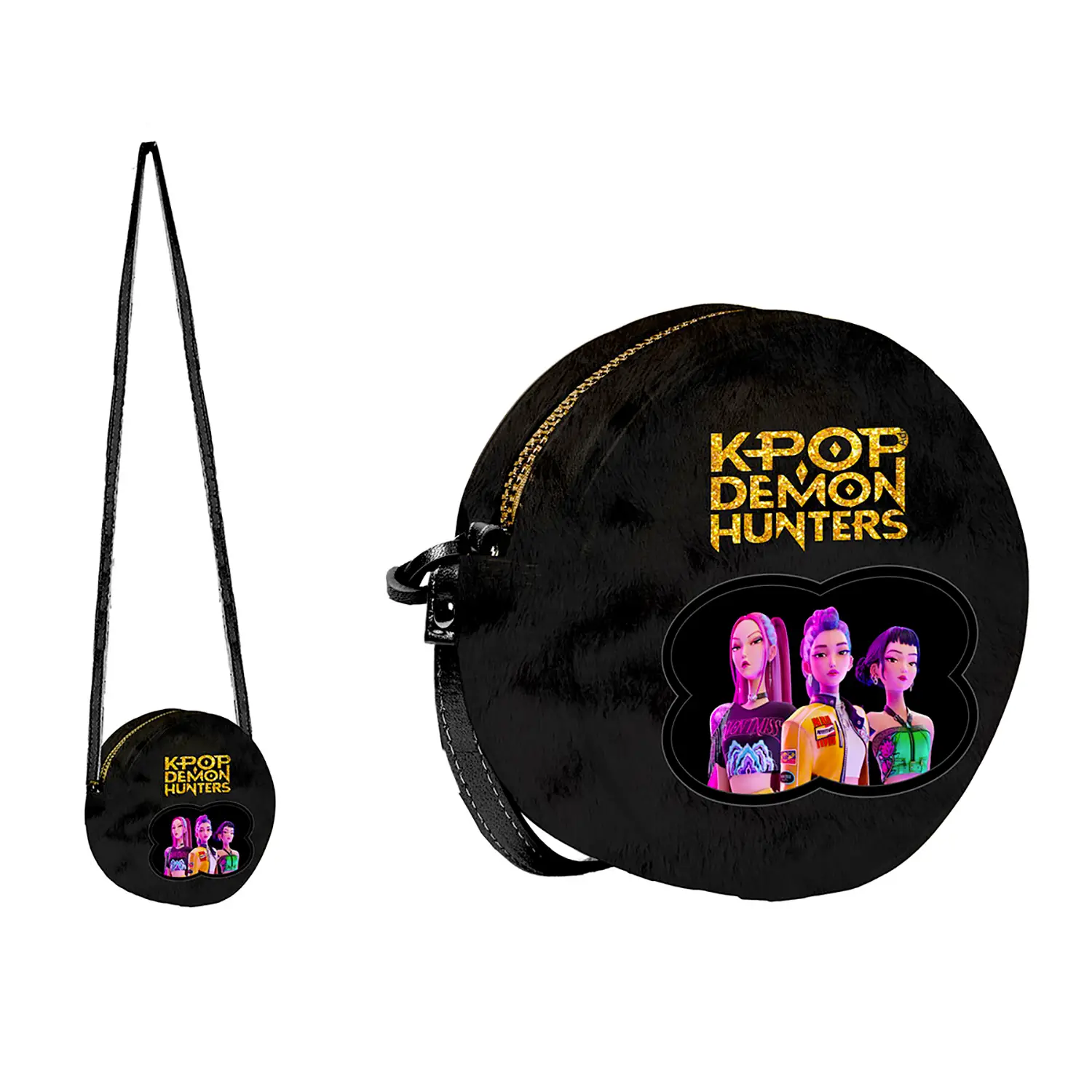 Kpop Demon Hunters Borsa Tracolla Pelliccia - regalo e gadget valigeria