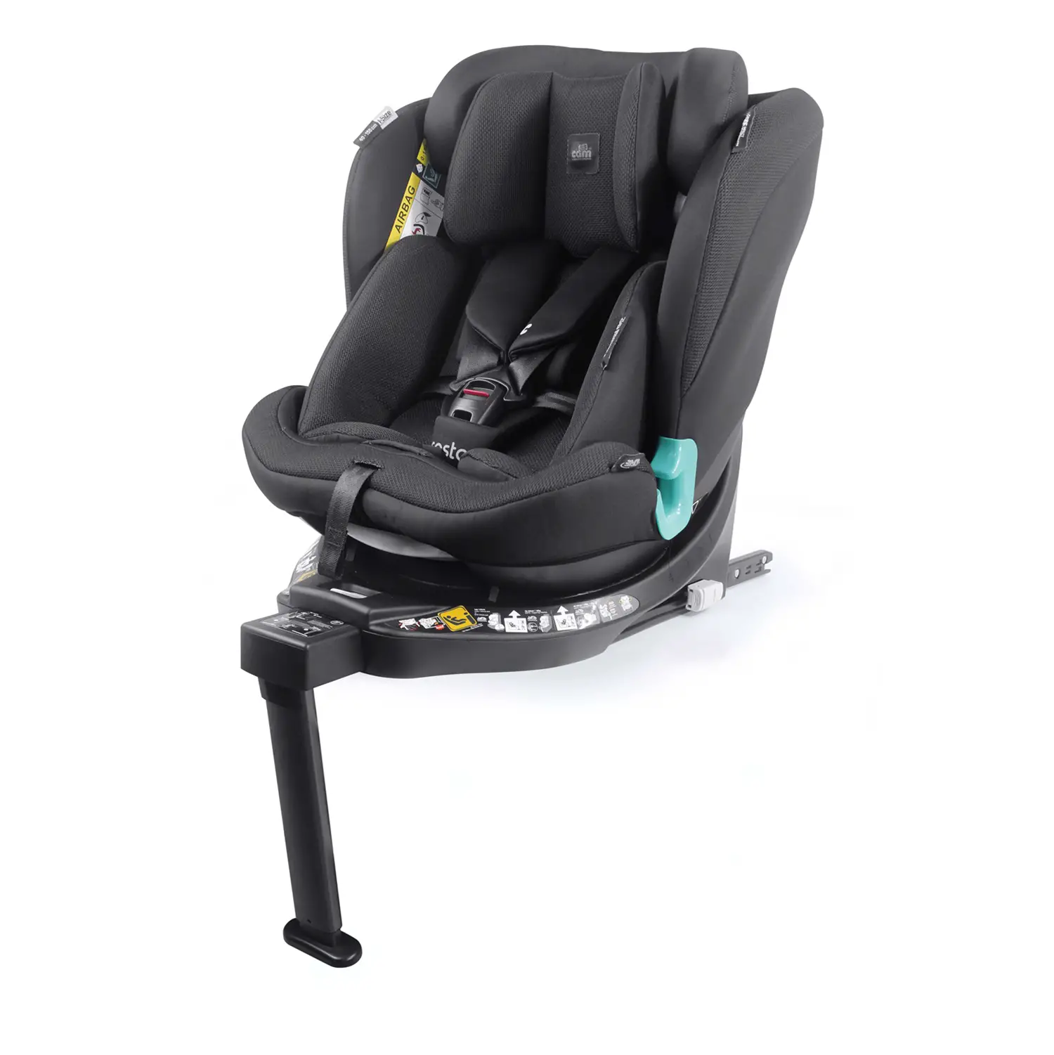 Seggiolino Auto Sosta Evo i-Size Nero 2.0 40-150 cm - bambini 40-150 cm (0-12 anni)