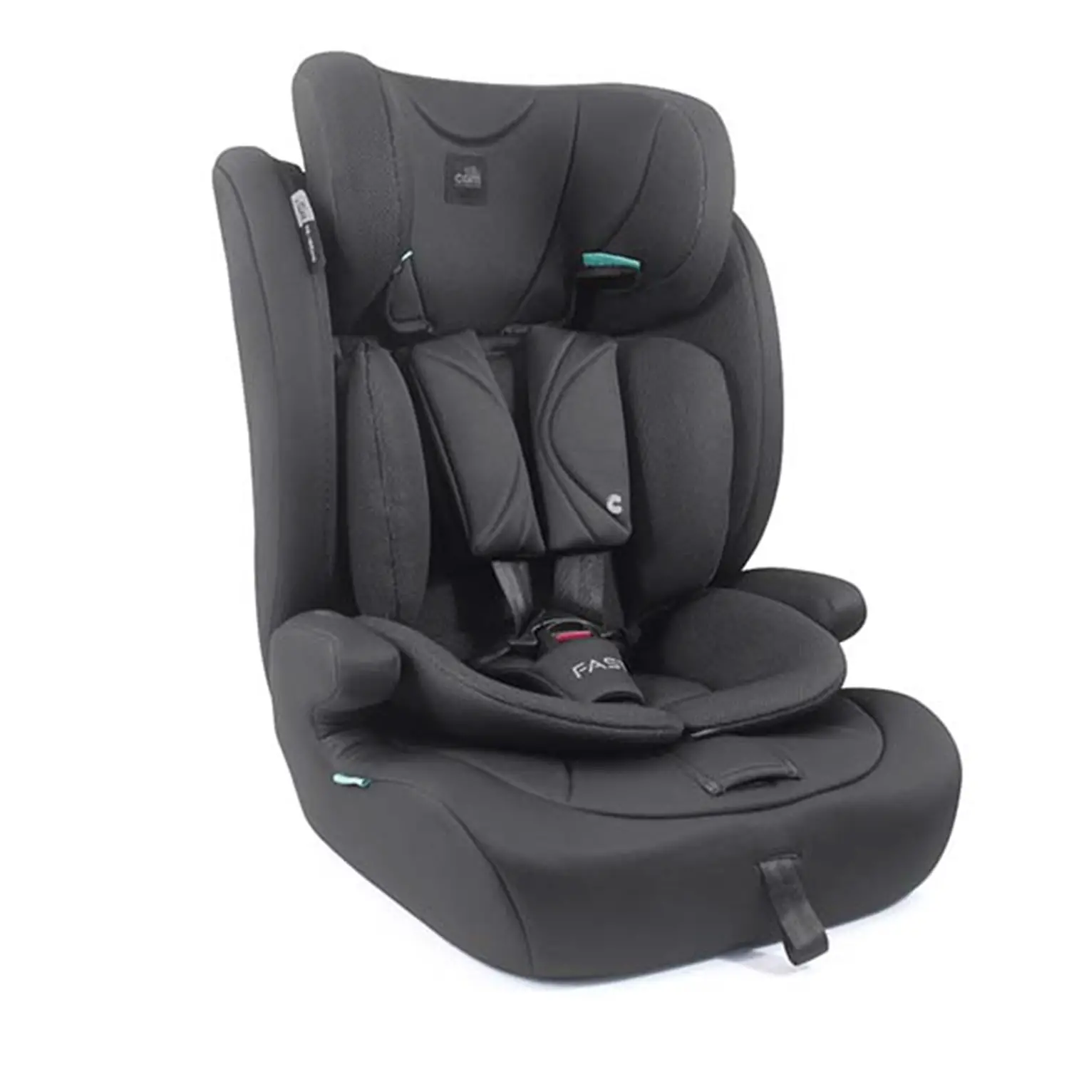 Seggiolino Auto Fast i-Size Nero 76-150 cm - bambini 76-150 cm (15m-12anni)