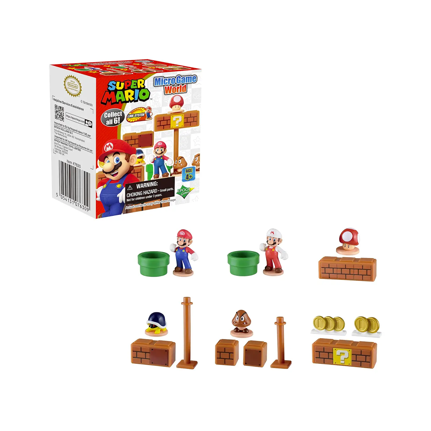 Super Mario Micro Game World Gioco Collezionabile A Sorpresa - action figures ed accessori