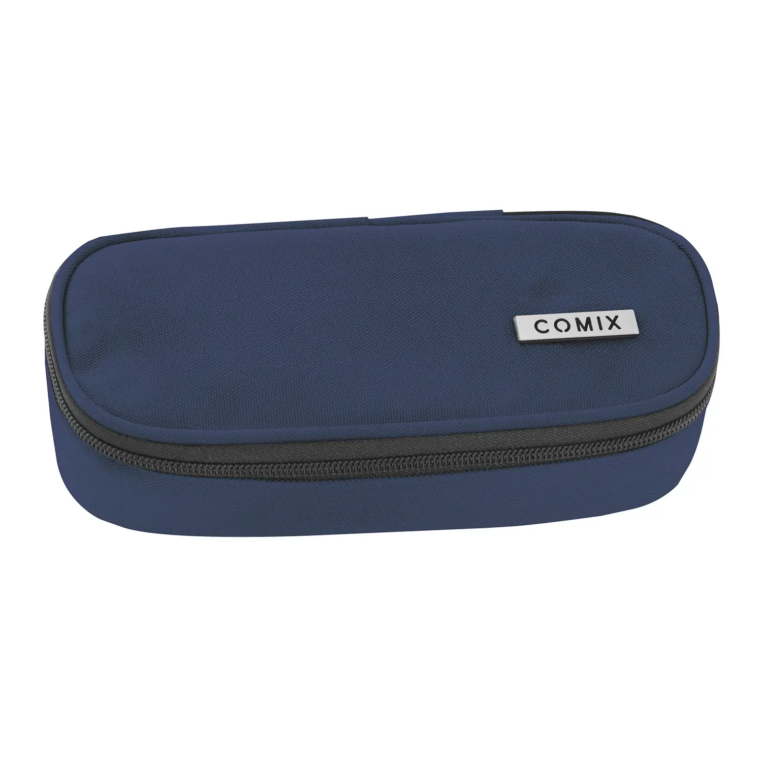 Astuccio Scuola Comix Ovale Blu Organizzato con Divisorio - bauletti tombolini bustine