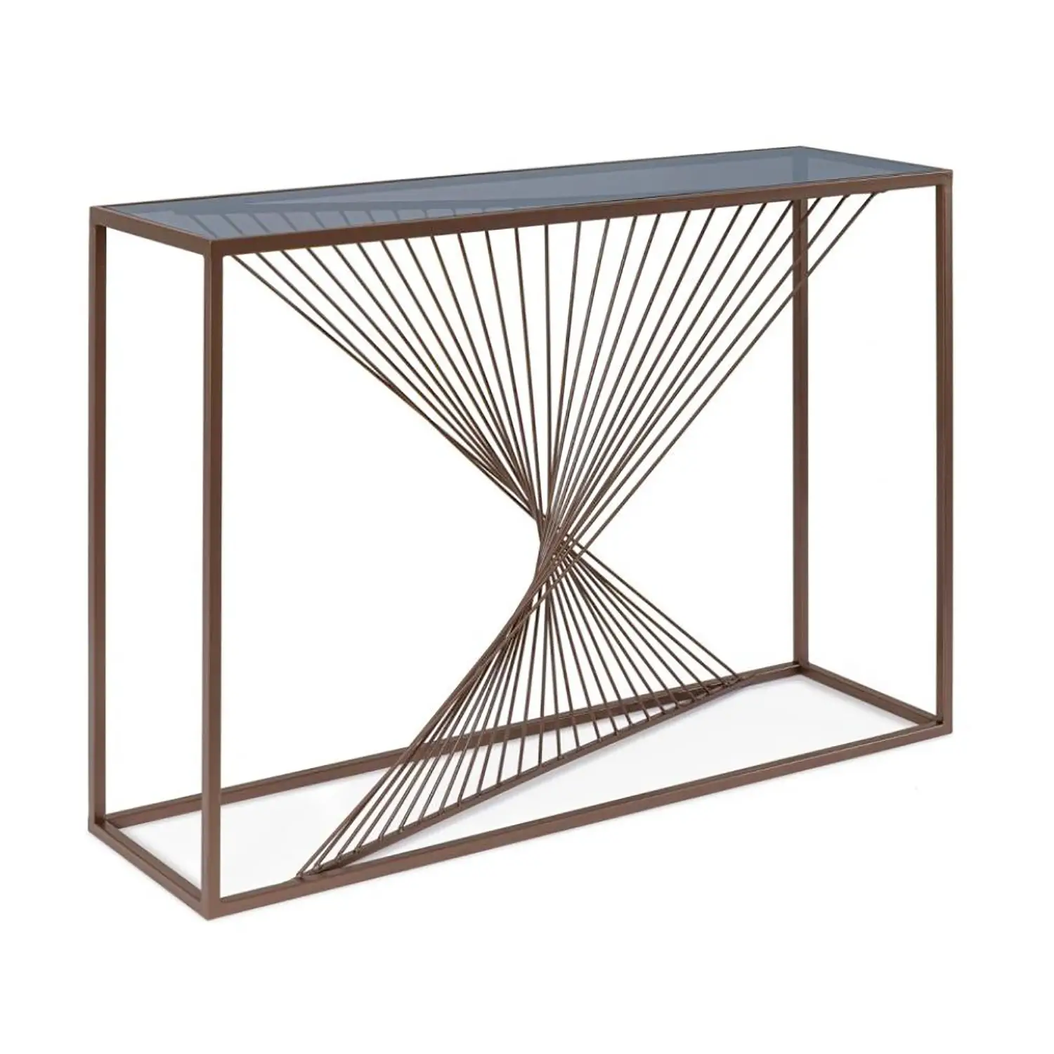 Consolle Espiral Desing Moderno 107x30 Cm Bizzotto - regalo e gadget valigeria