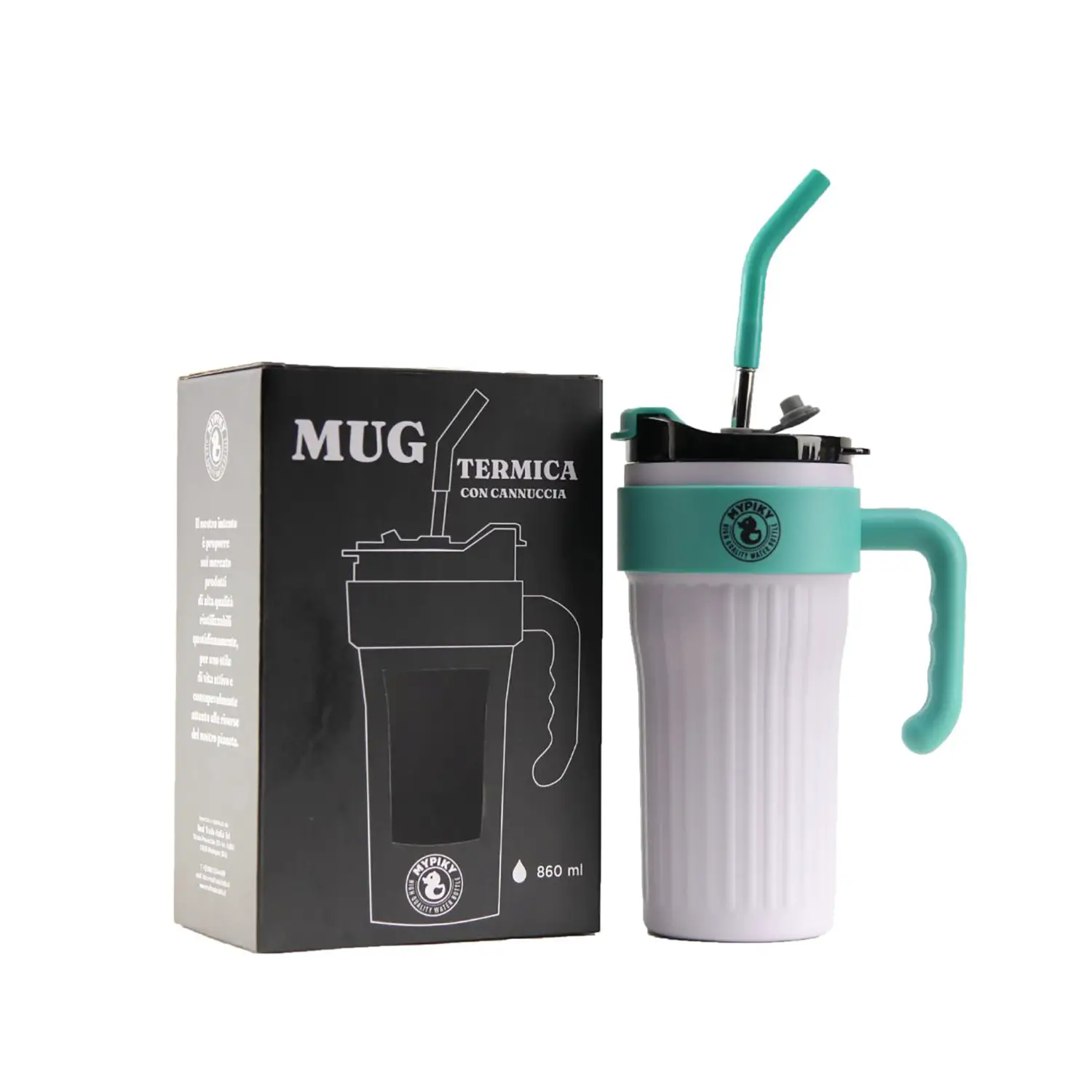 Mug Termica Mypiky 860 ml - Glicine - regalo e gadget valigeria