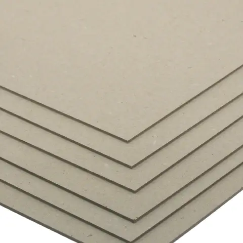 Cartone Grigio Spessore 2 mm. Formato cm. 21x30 - confezione 10 pz