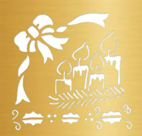 Embossing Advent Mask
